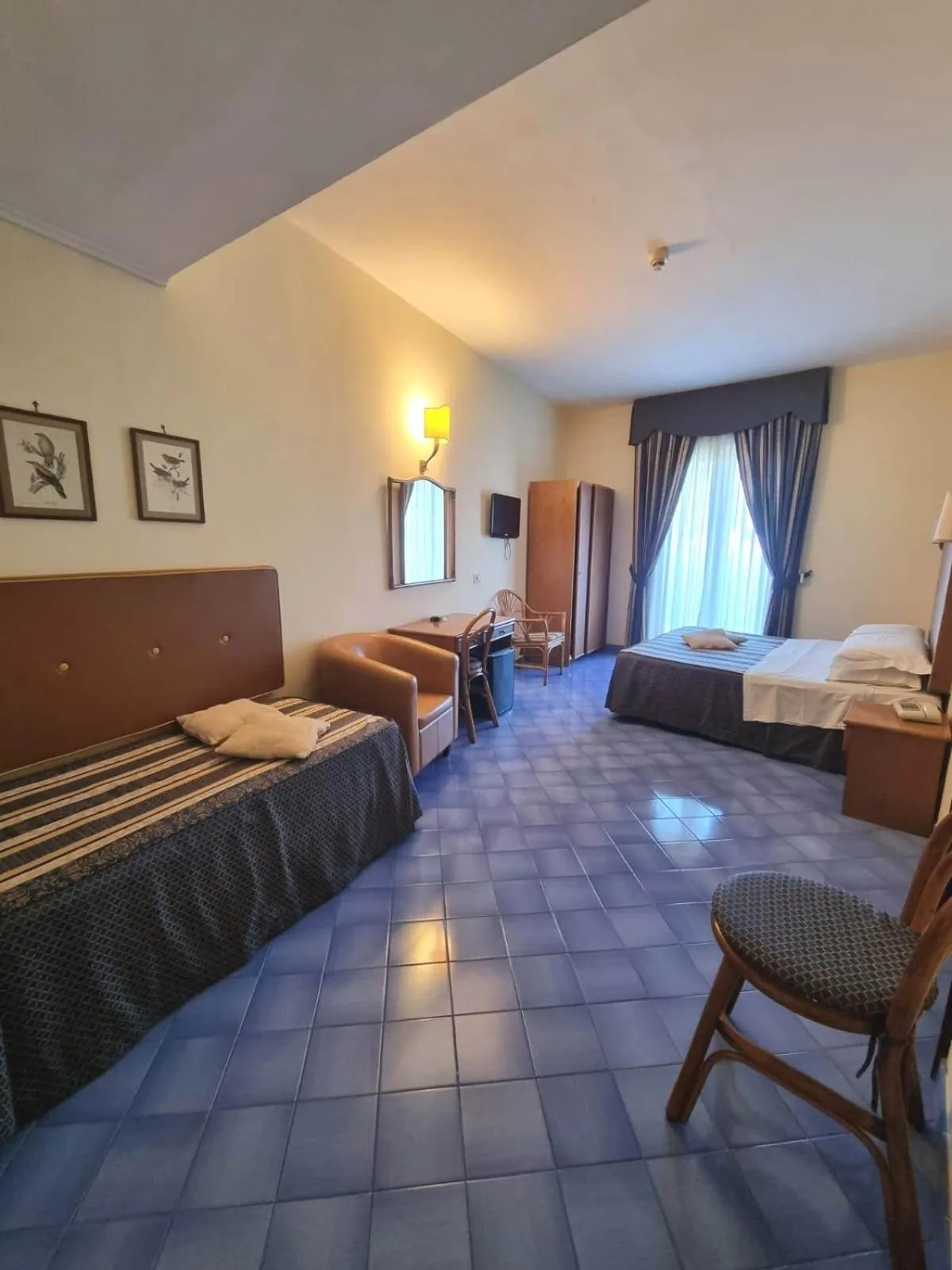 Bed in Hotel Girasole