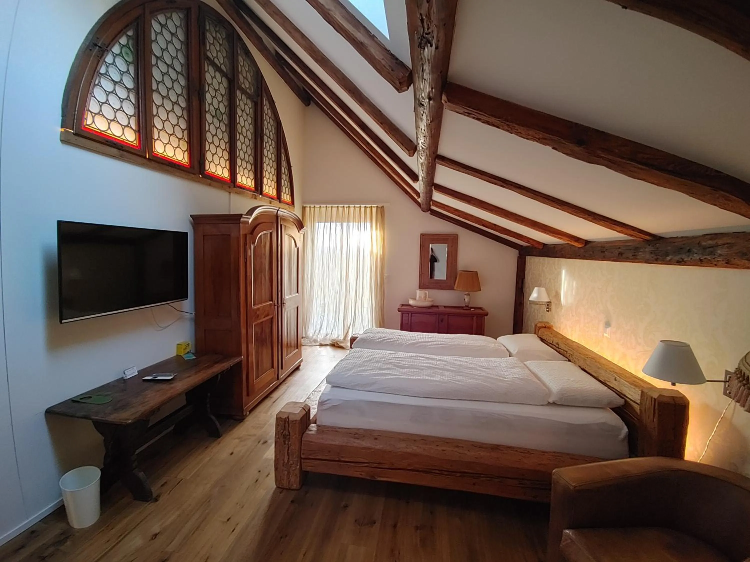 Bed in Landgasthof Roderis