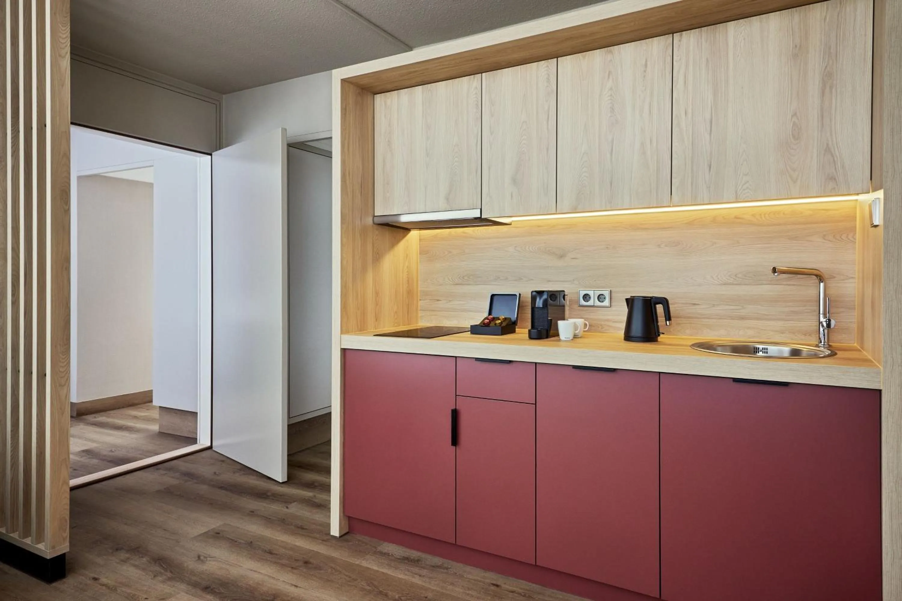 Kitchen or kitchenette in Sheraton Frankfurt Airport Hotel & Conference Center