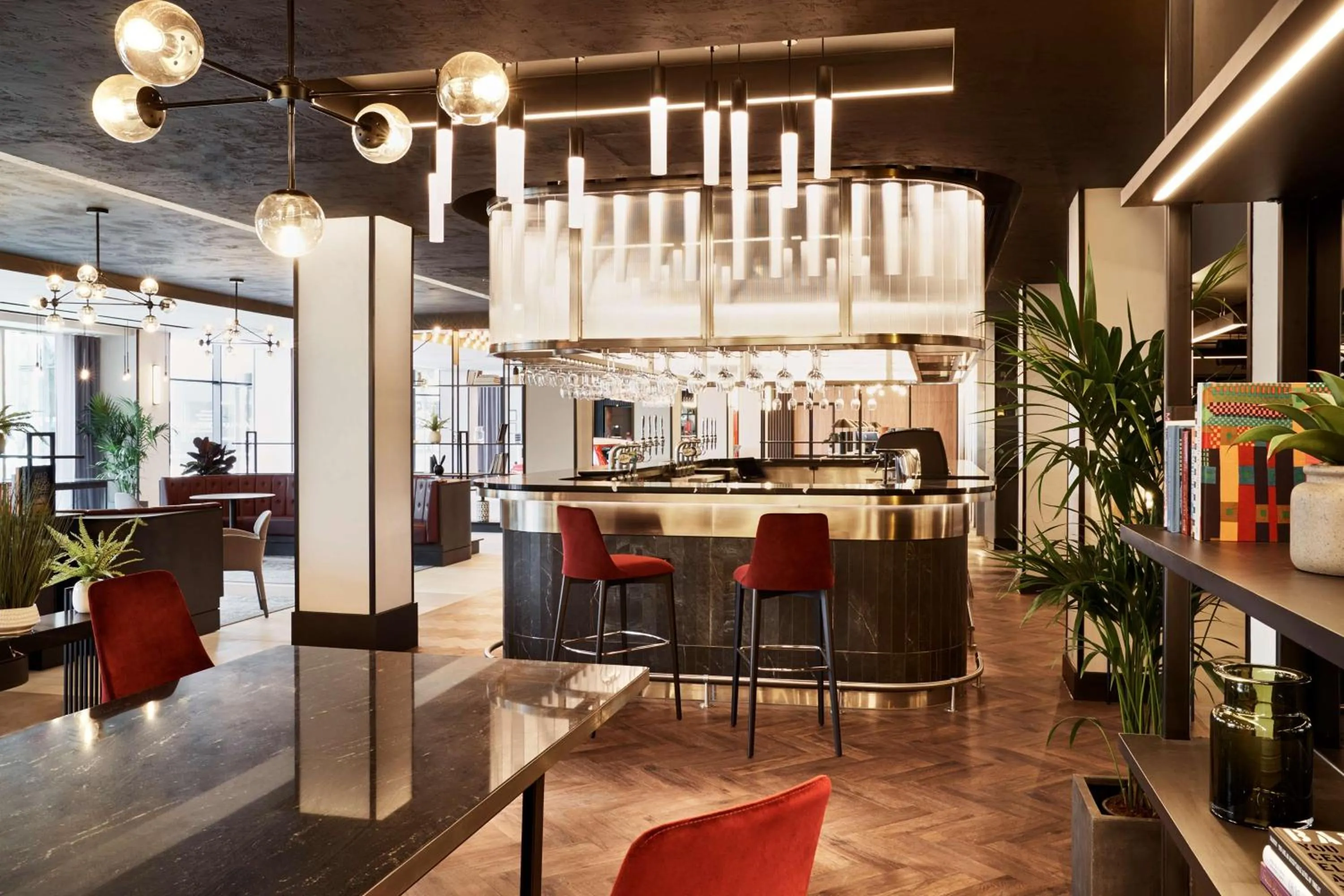 Lounge or bar in Radisson RED London Heathrow