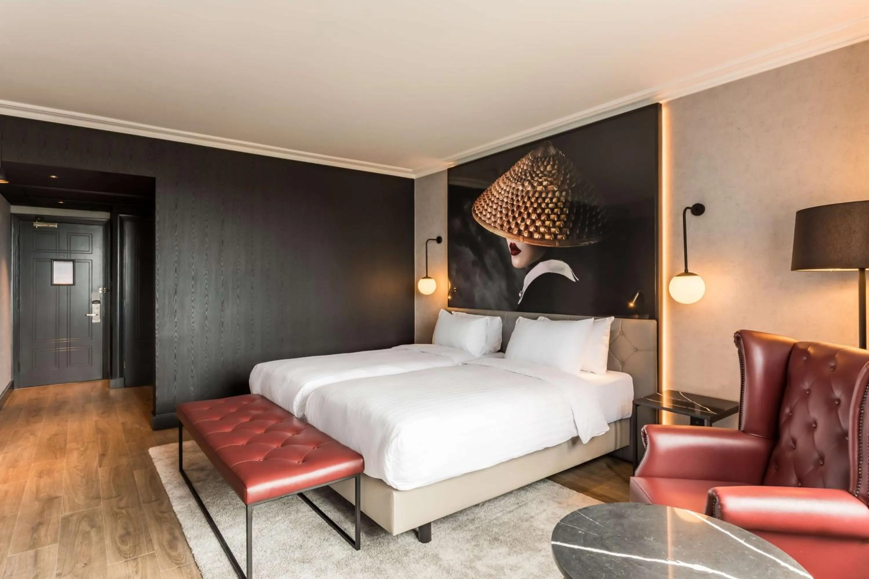 Photo of the whole room, Bed in Radisson RED London Heathrow