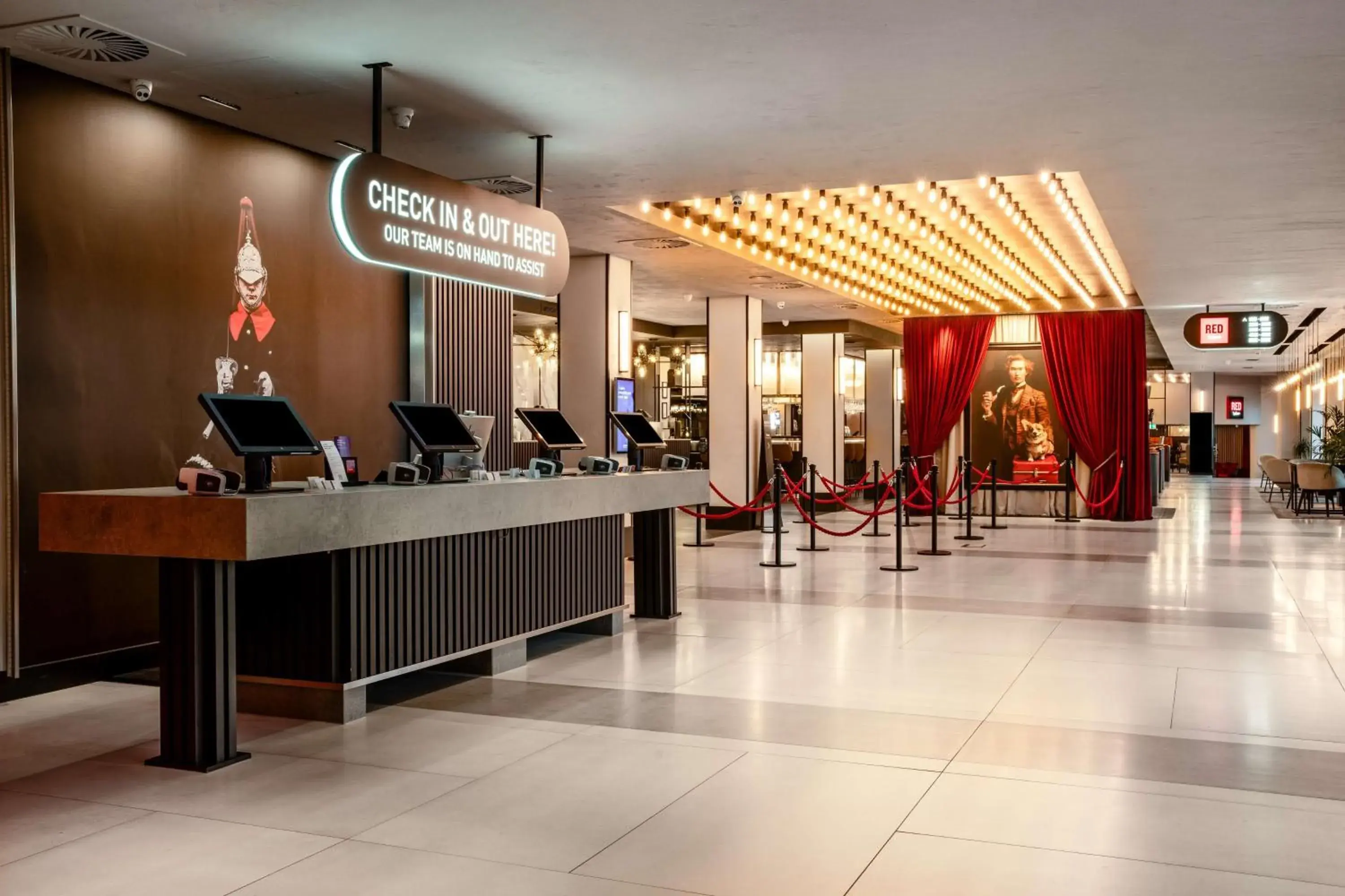 Lobby or reception in Radisson RED London Heathrow Lobby or reception in Radisson RED London Heathrow