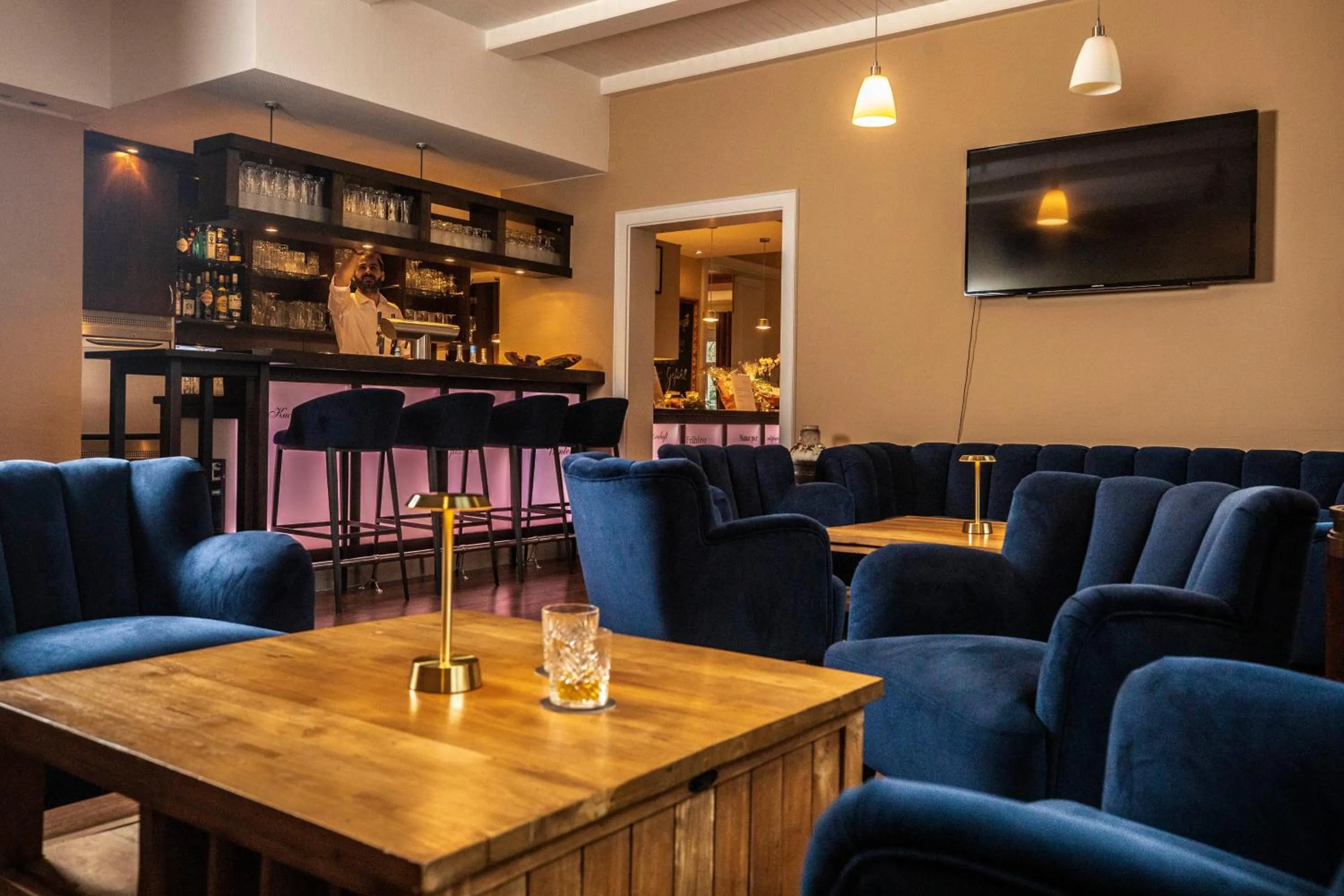 Lounge or bar in Hotel am Rathaus