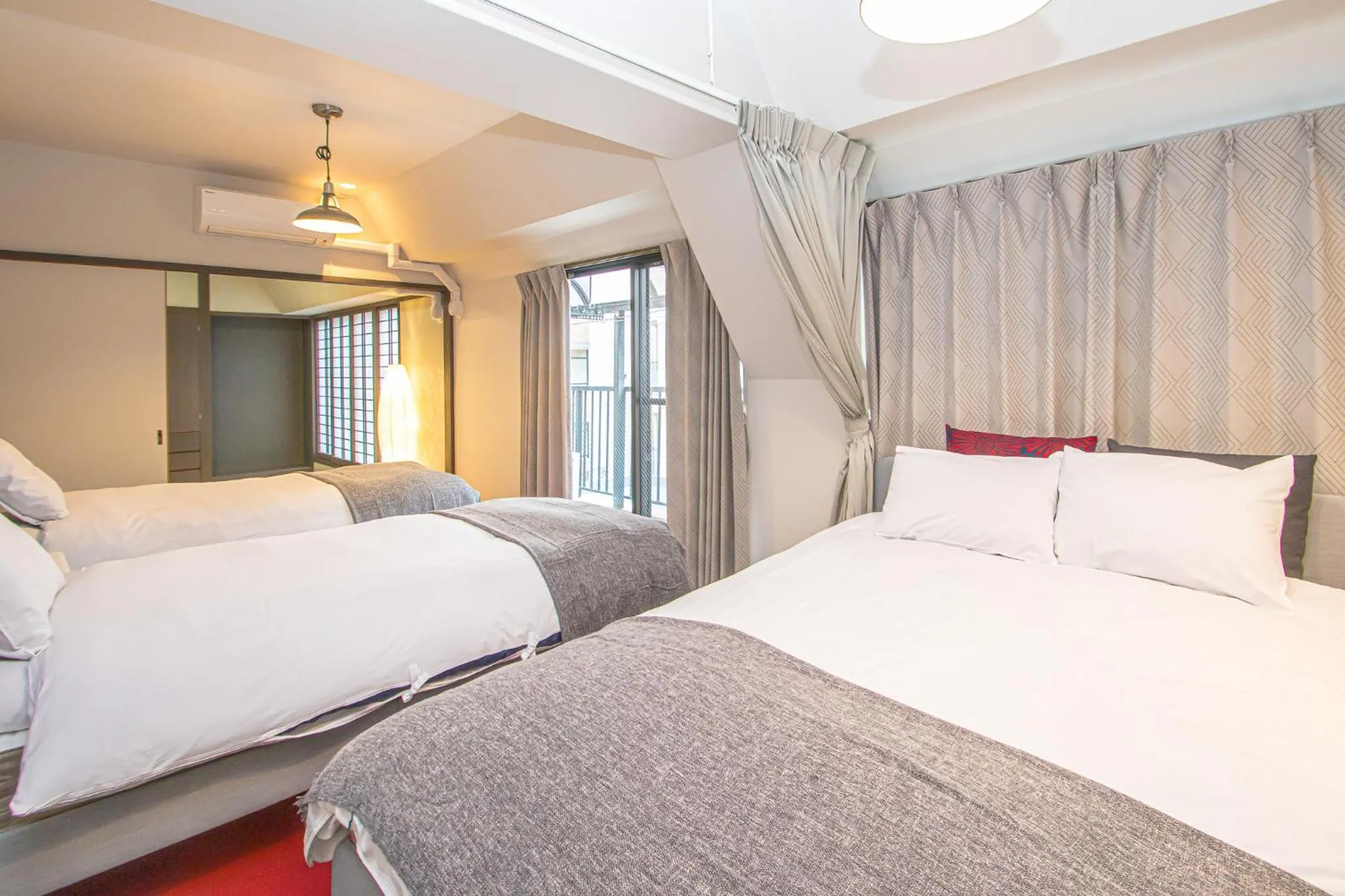 Bed in AMP FLAT Nishijin 3