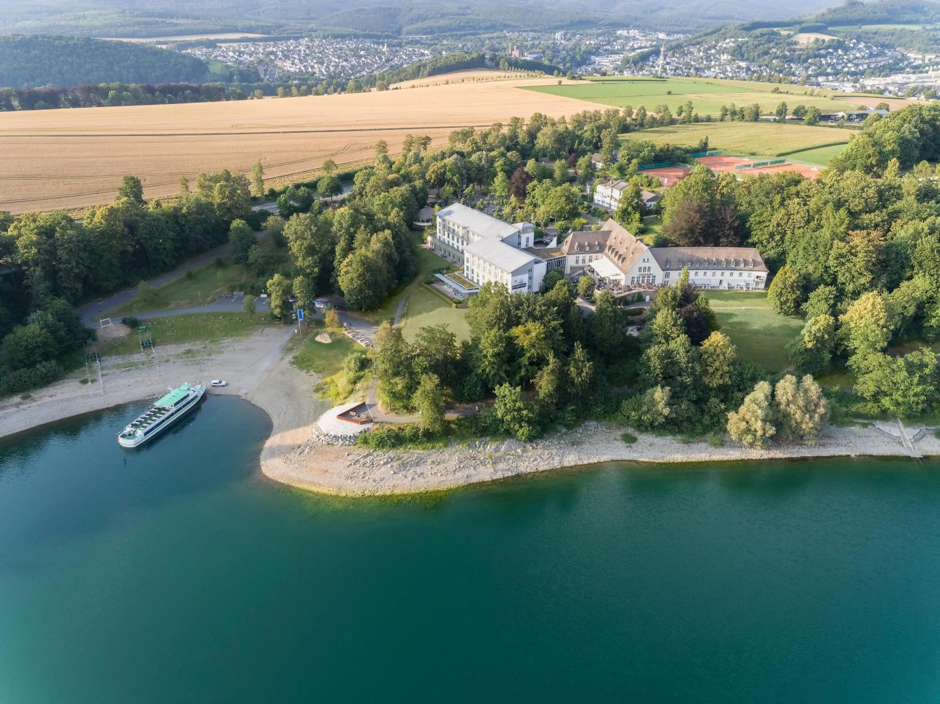 Natural landscape in Welcome Hotel Meschede Hennesee