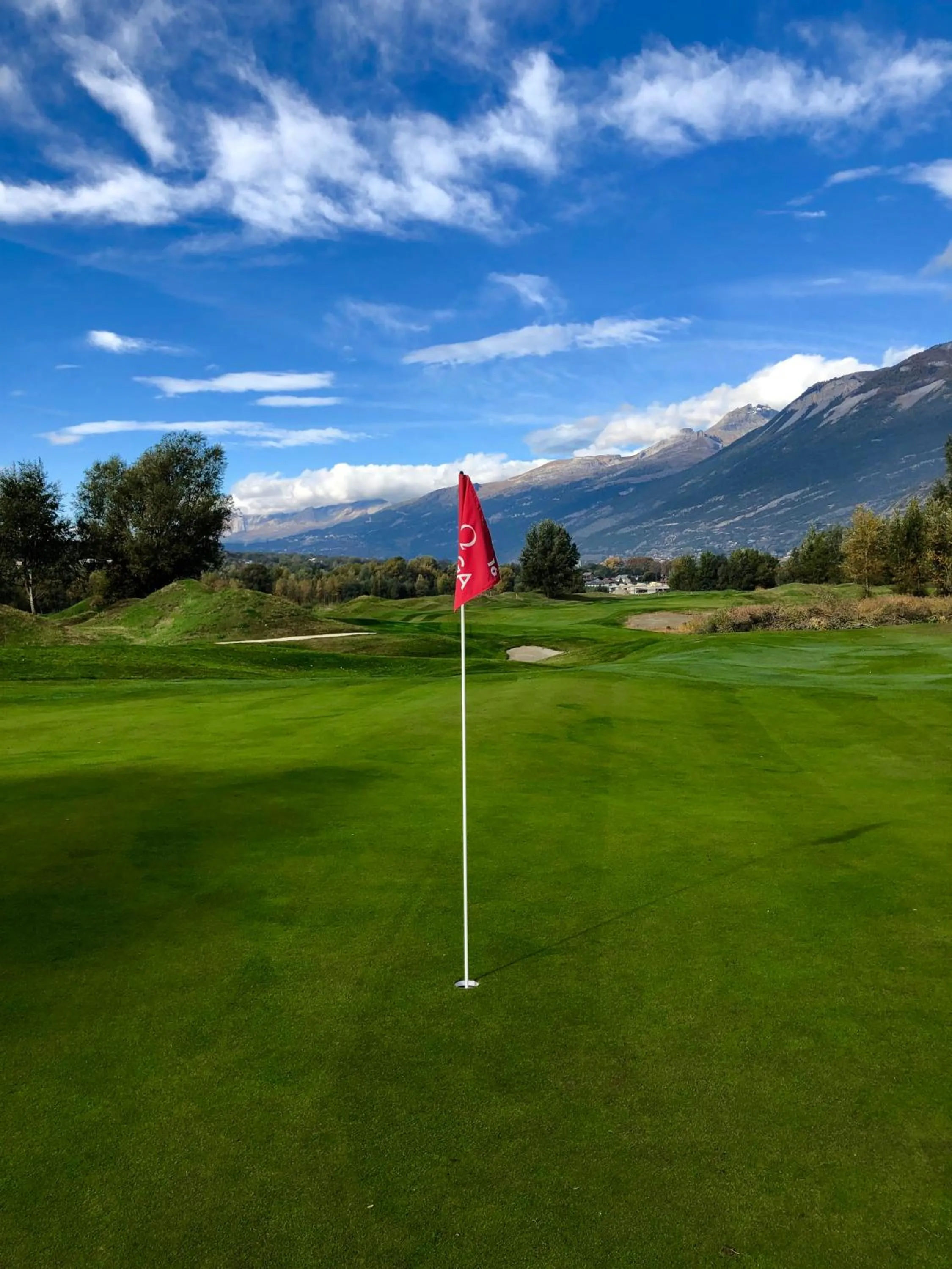 Golfcourse in Links Leuk Golfresort