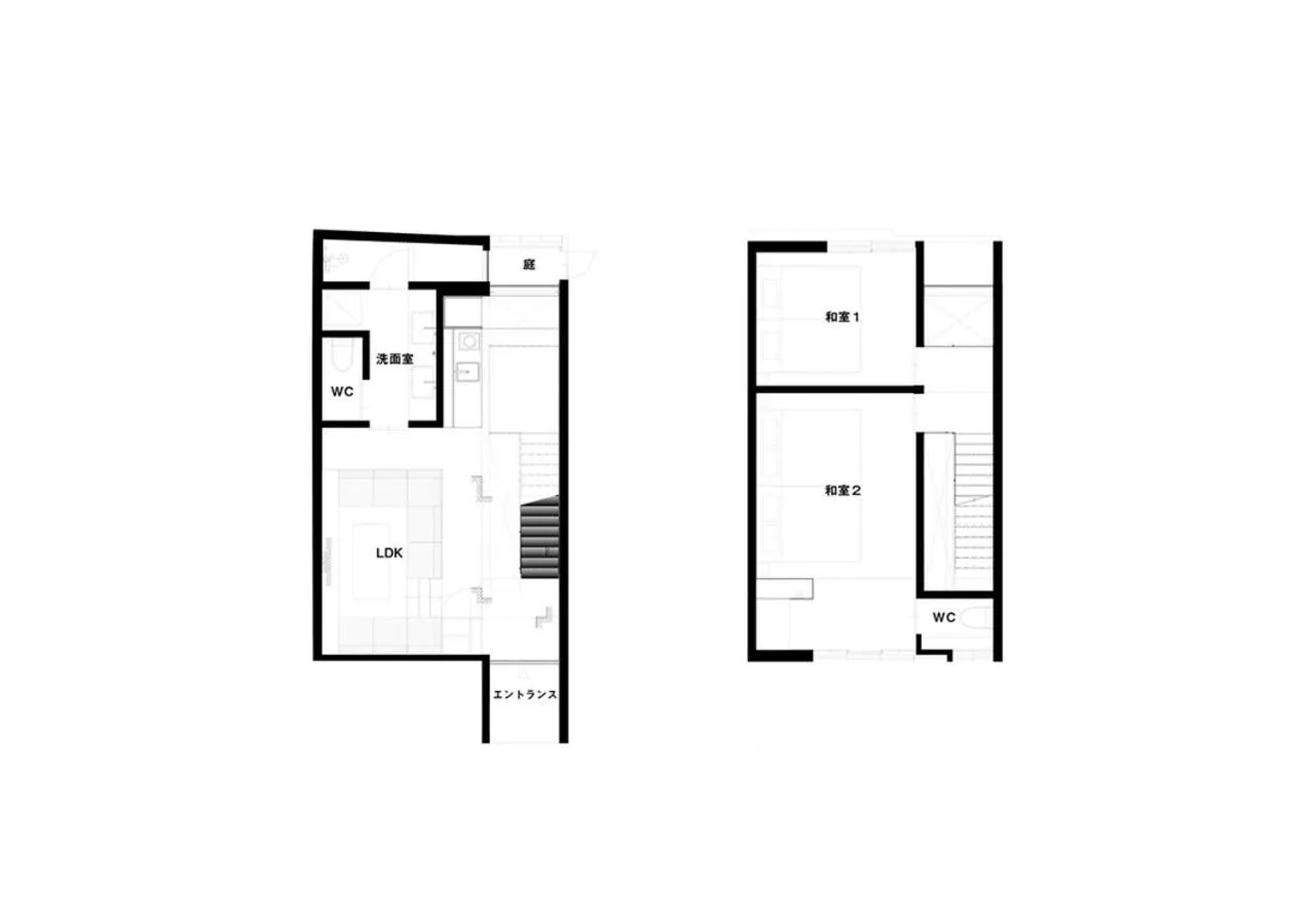 Floor plan in Rakuten STAY KYOMACHIYA Kyoto Shichijo-Omiya