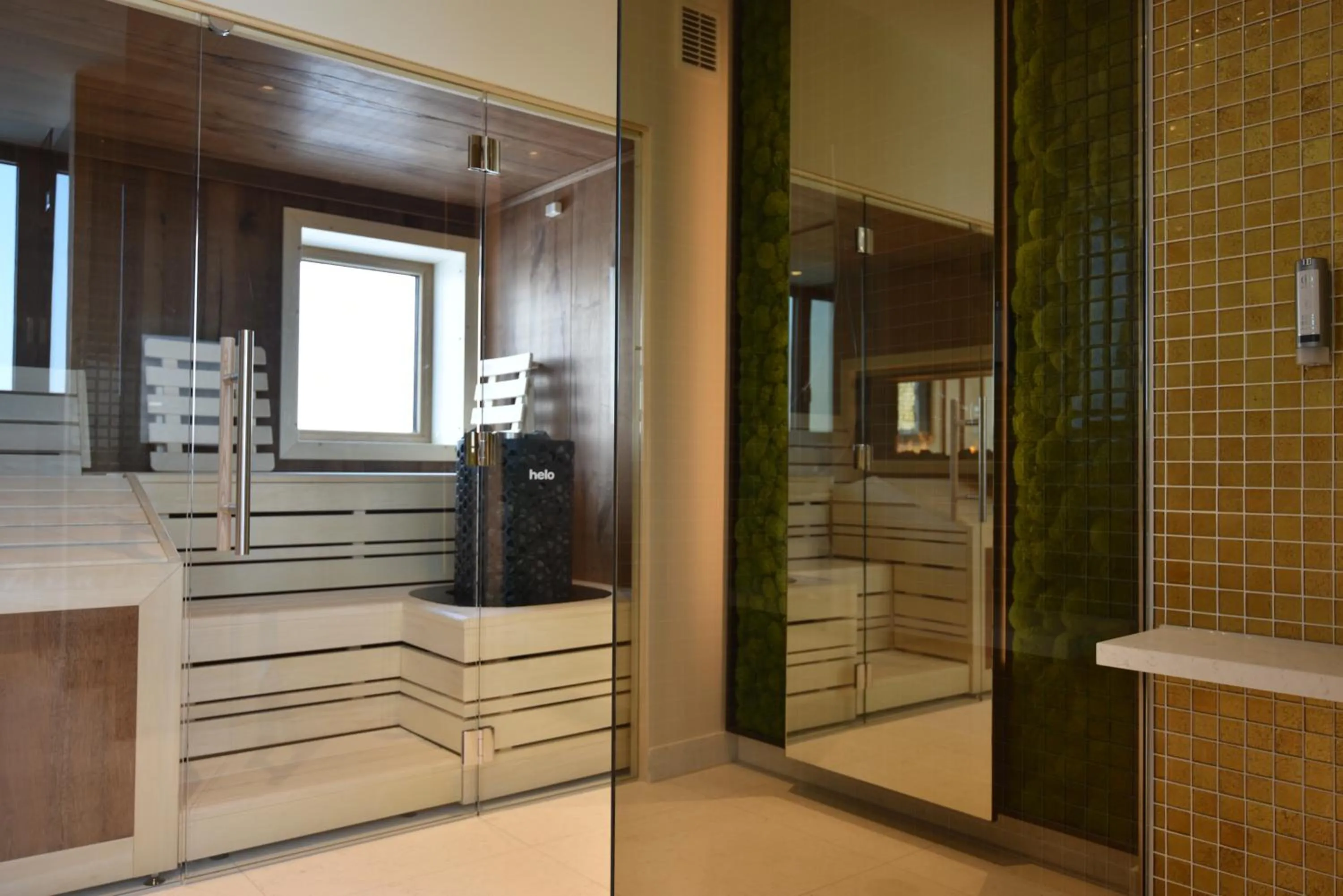 Sauna in BLOCK Hotel & Living