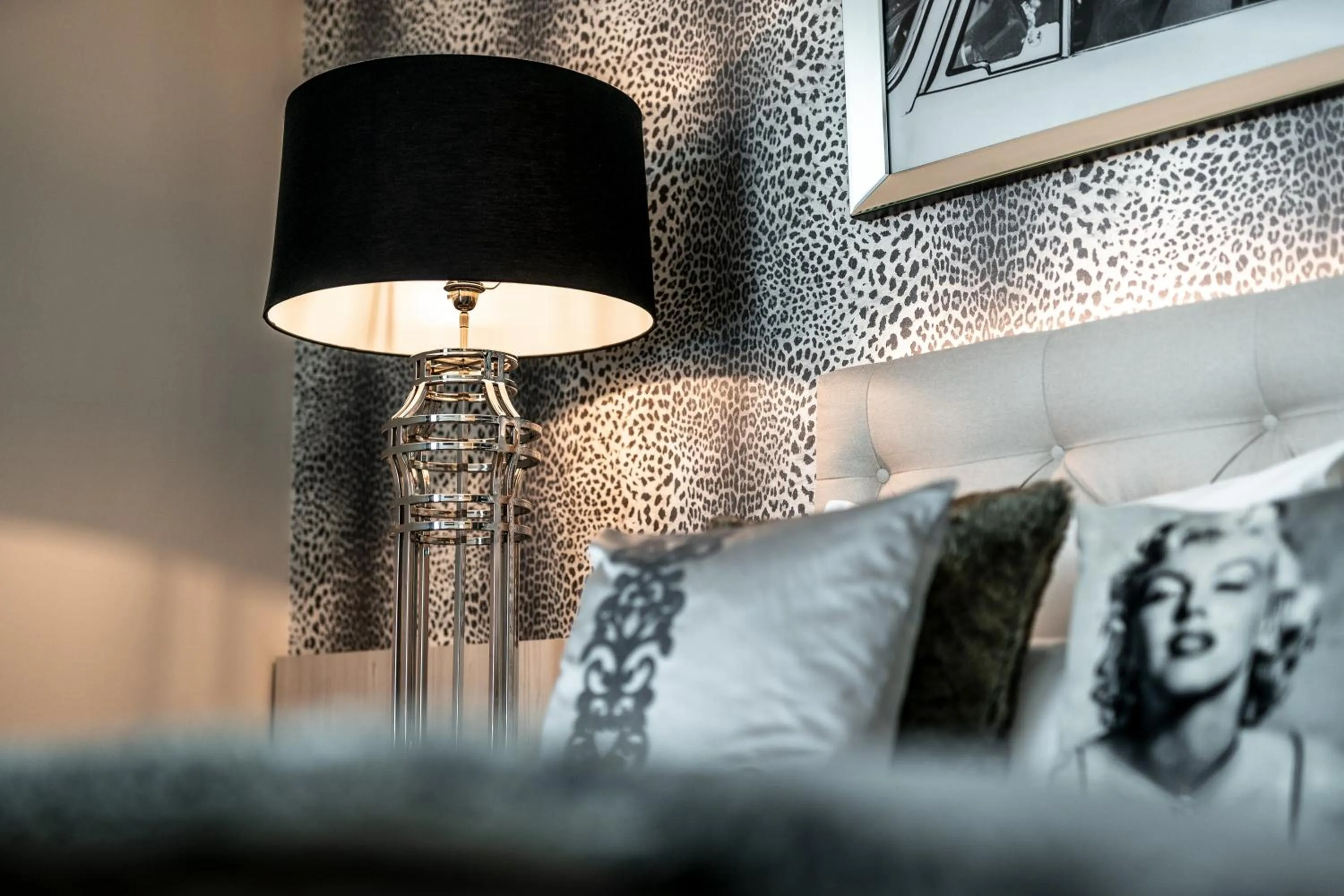 Decorative detail, Bed in BLOCK Hotel & Living