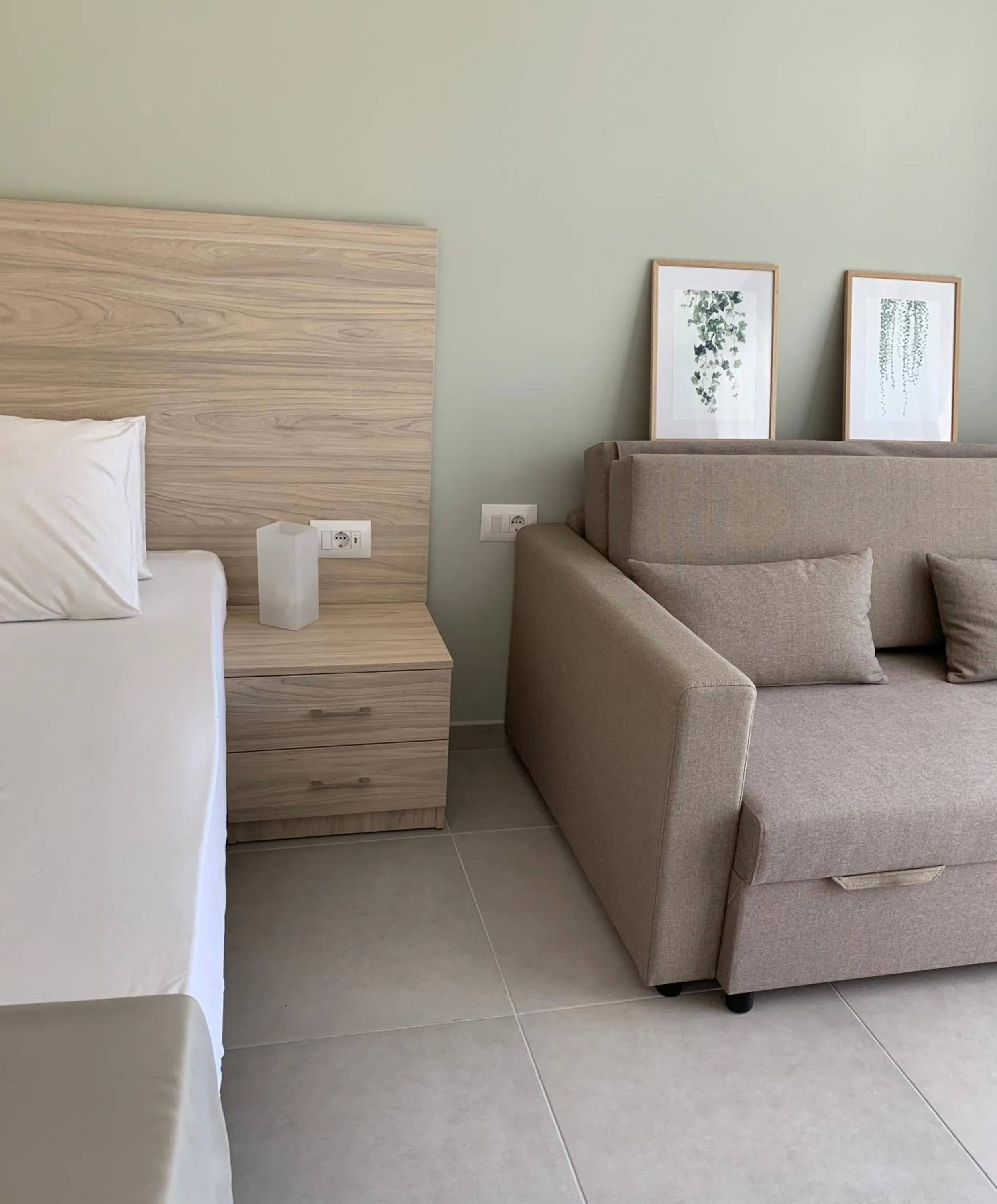 Seating area in Pals Studios Pefkos