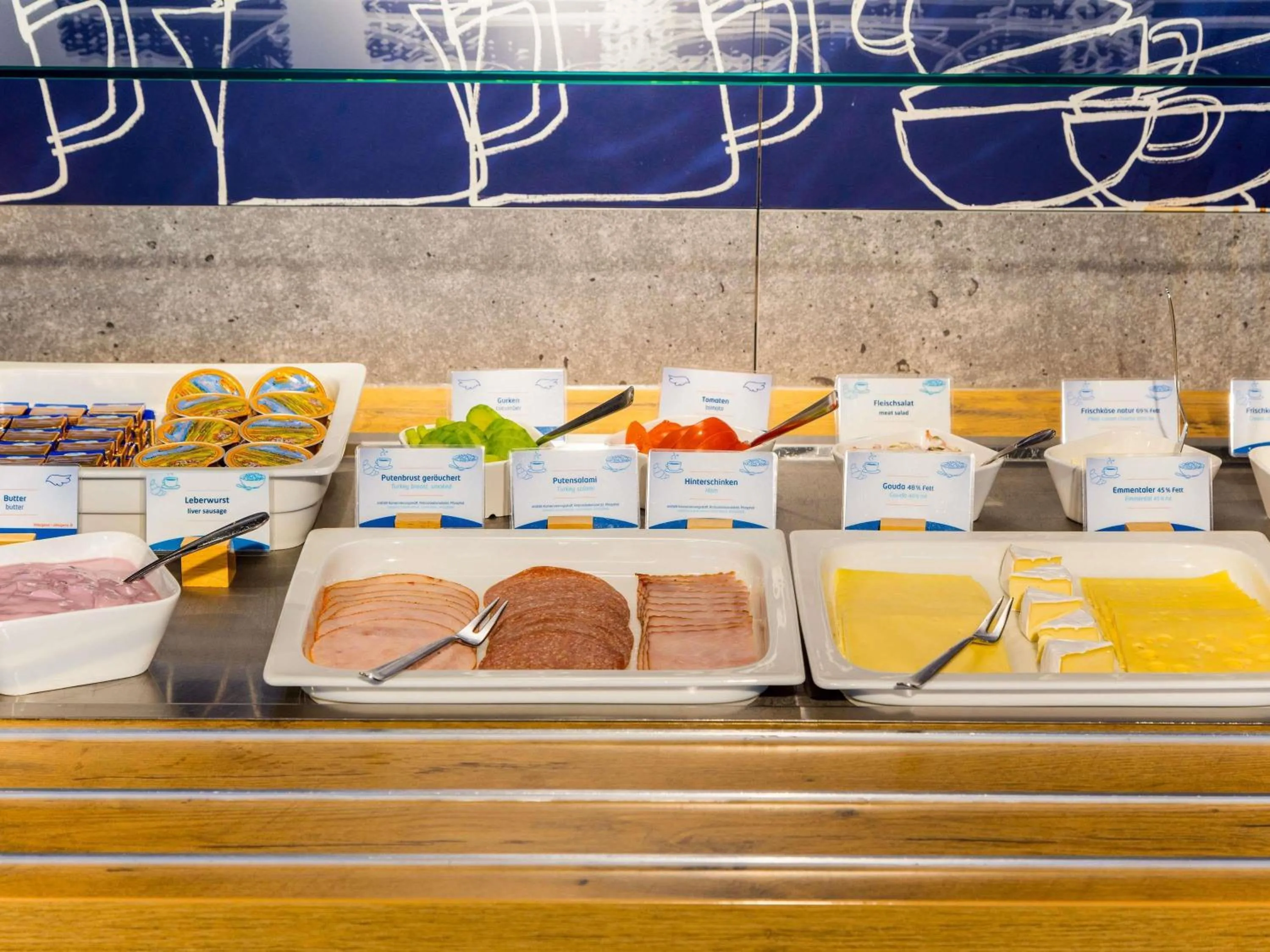 Breakfast in Ibis budget Hamburg Quickborn