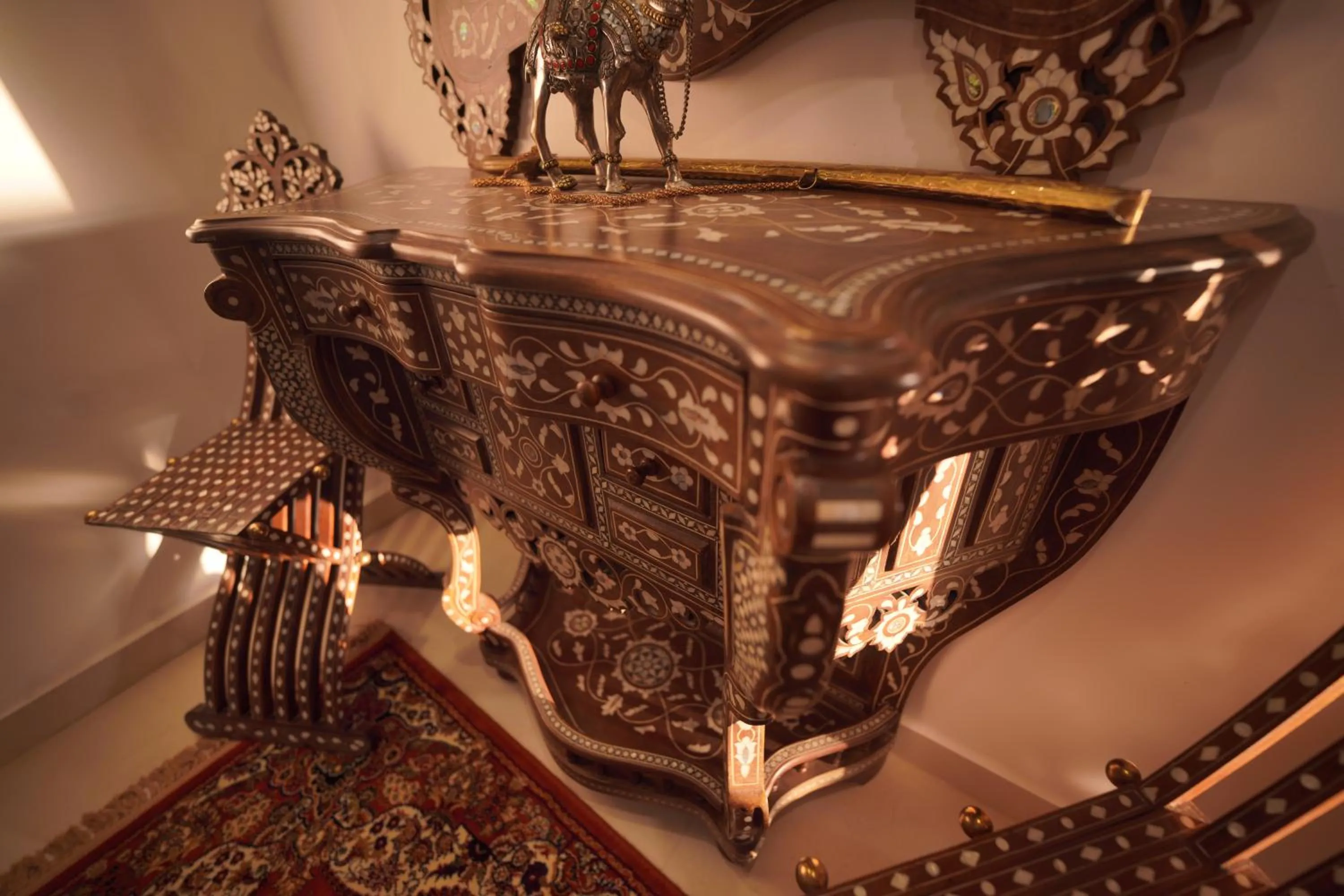 Seating area in Petra Plaza Hotel