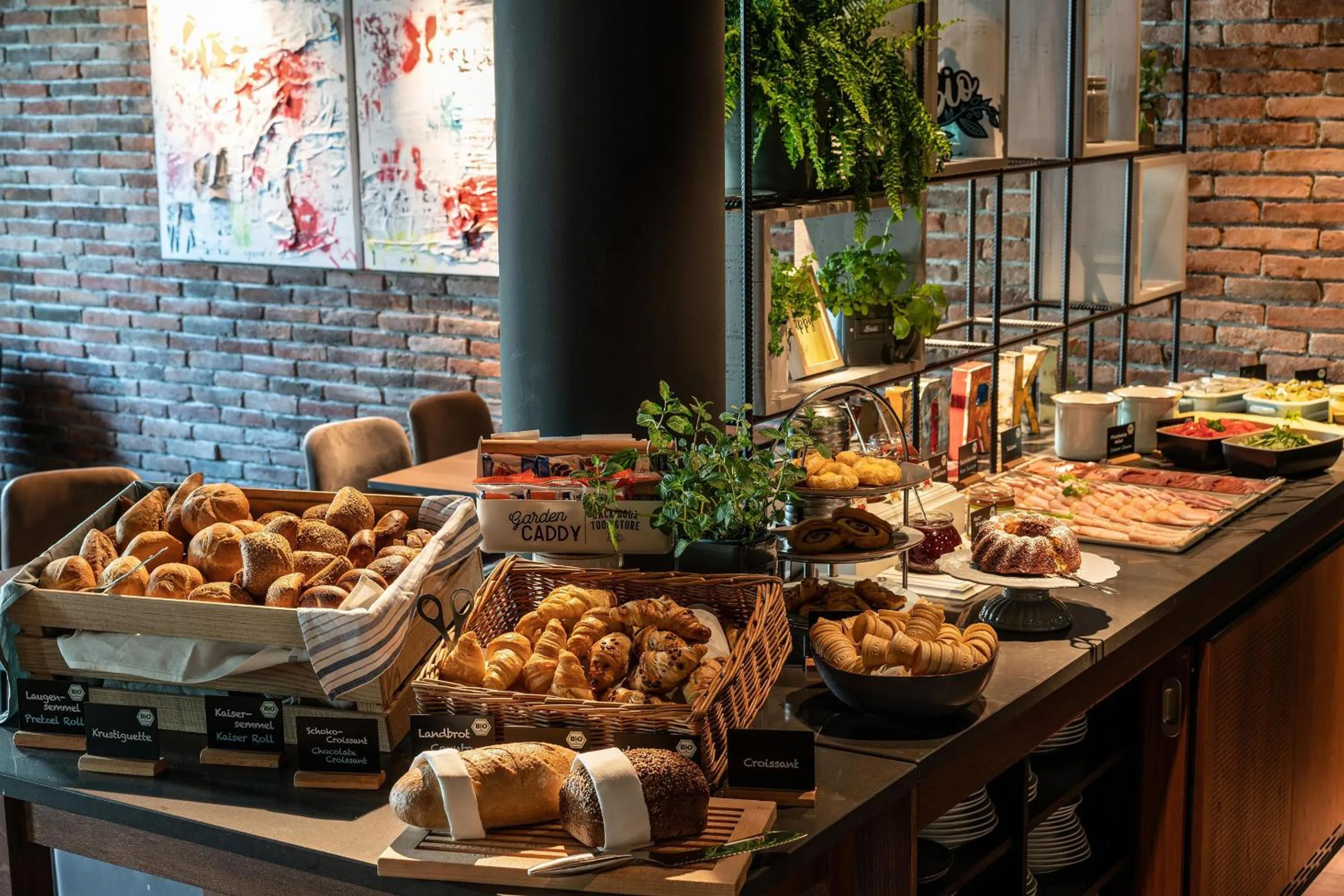 Buffet breakfast in Motel One Berlin Mitte