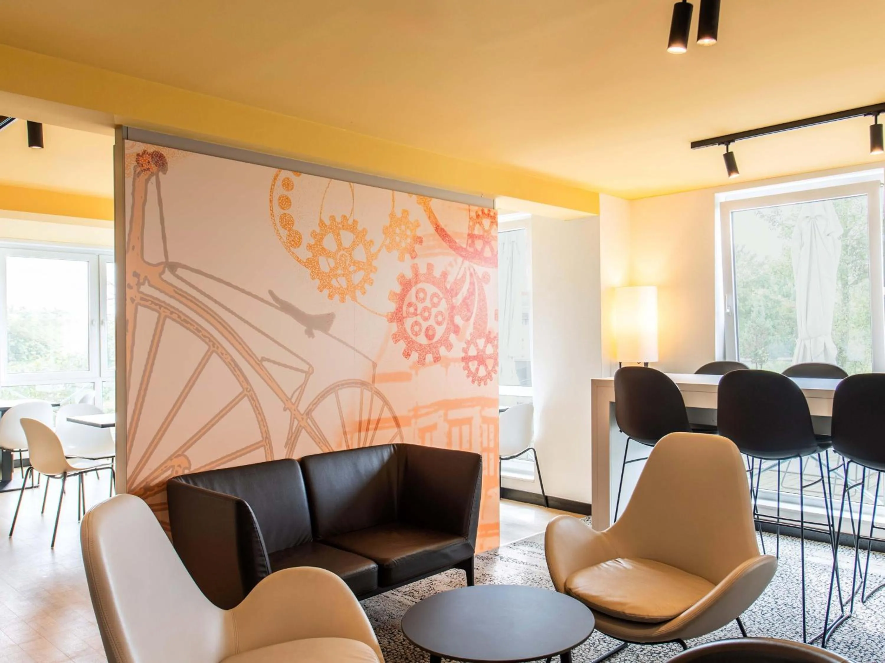 Lobby or reception in B&B Hotel Schweinfurt-Süd