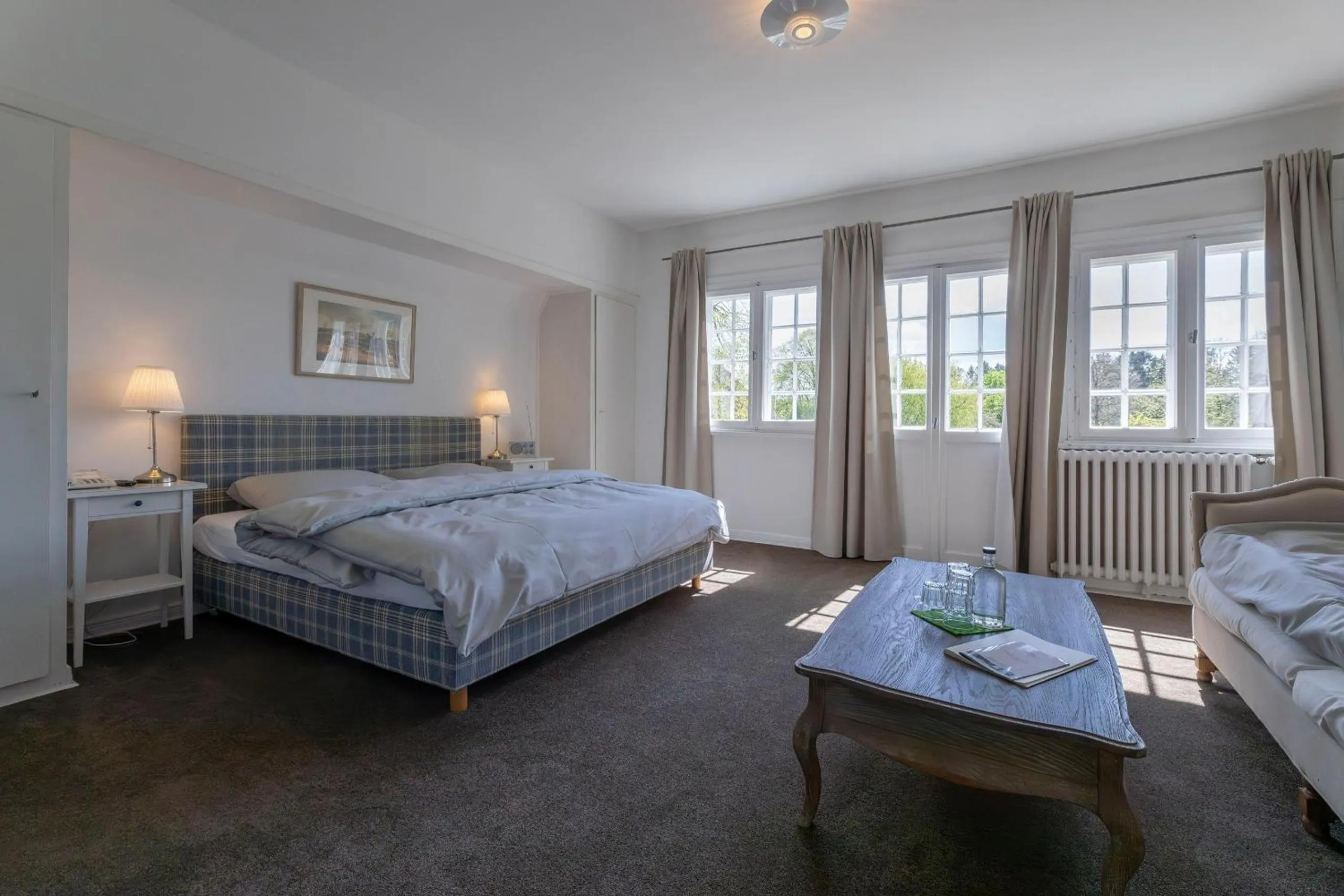 Photo of the whole room, Bed in Hotel Waldhof auf Herrenland