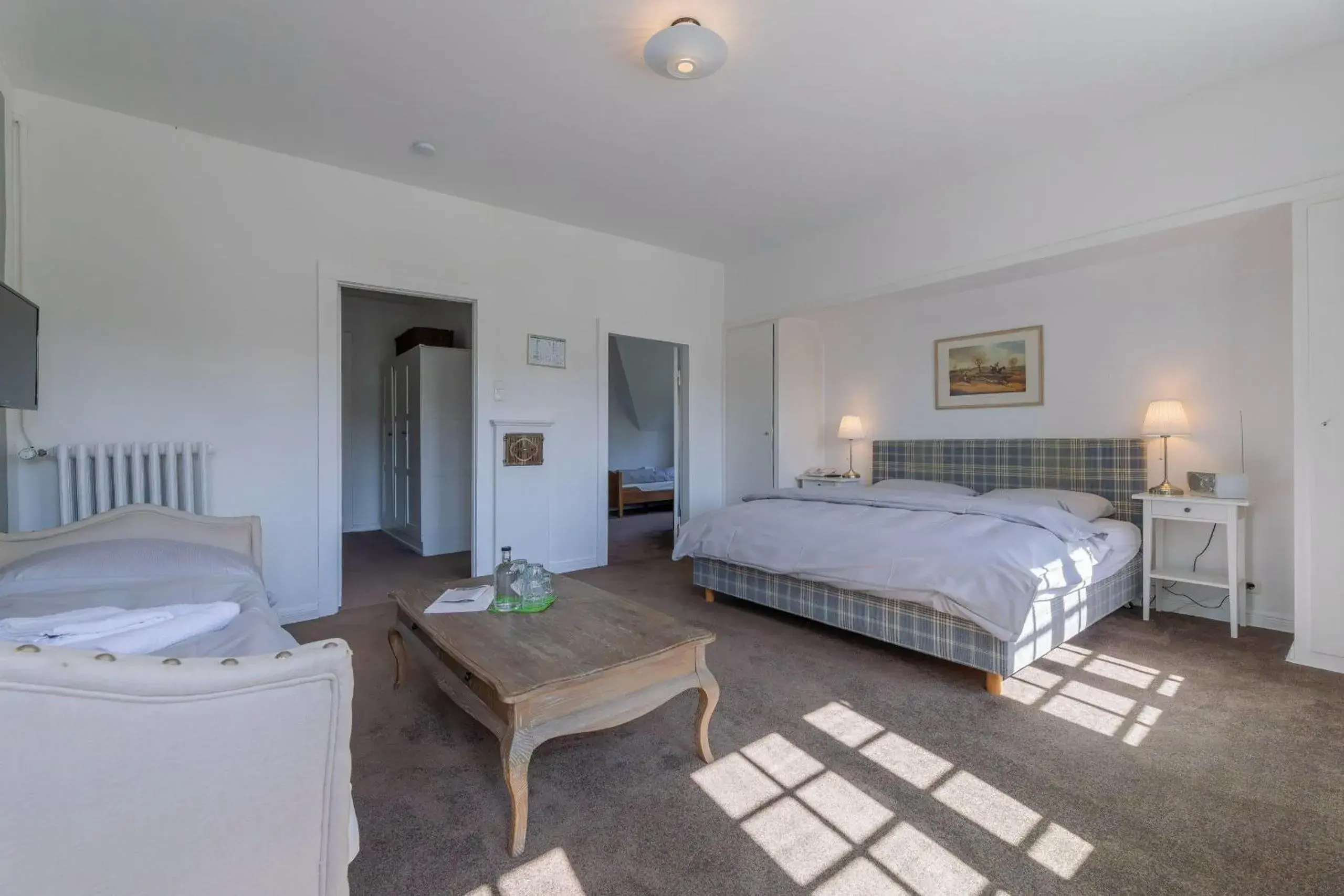 Family Room with Bathroom in Hotel Waldhof auf Herrenland Family Room with Bathroom in Hotel Waldhof auf Herrenland