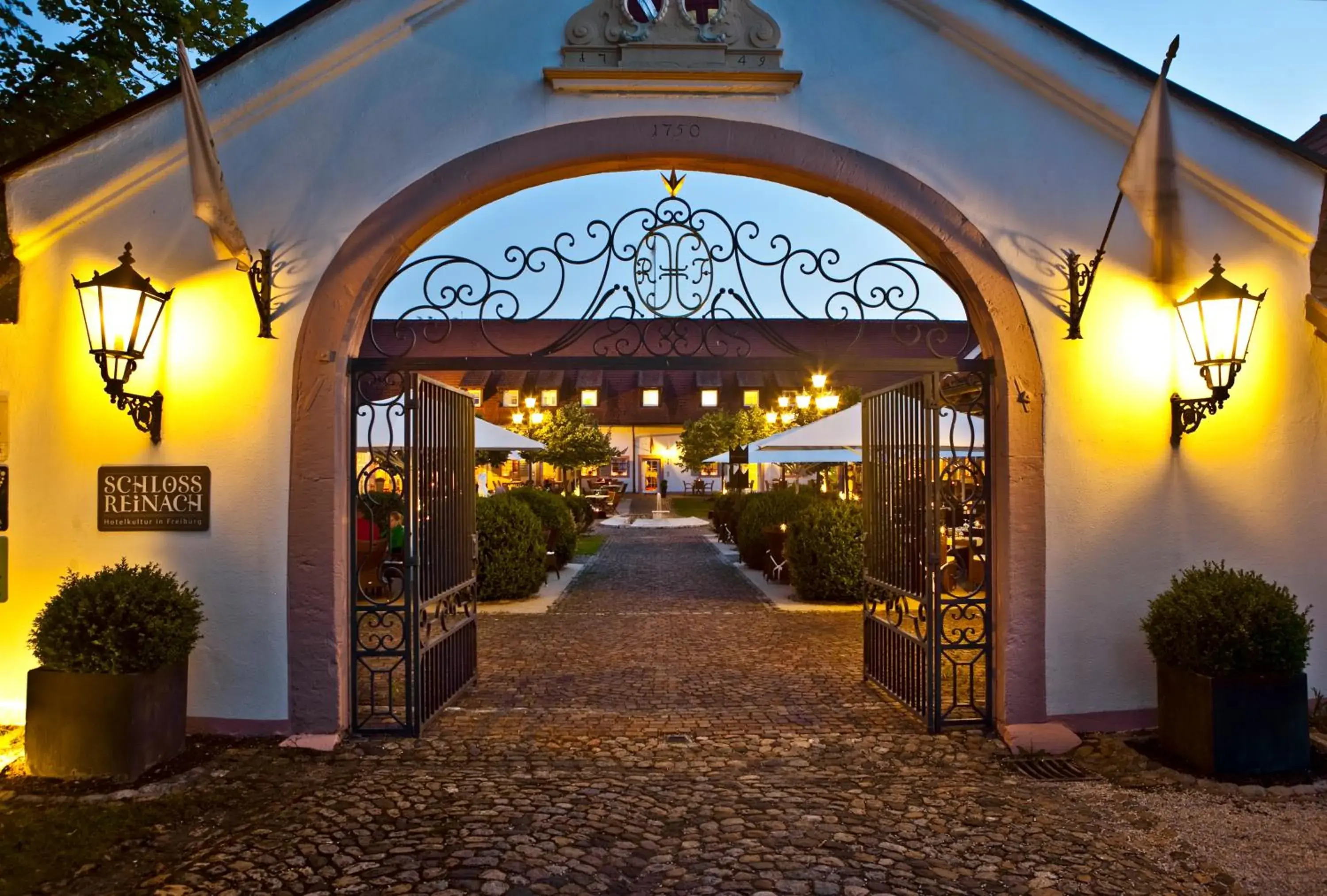 Facade/entrance in Schloss Reinach Facade/entrance in Schloss Reinach