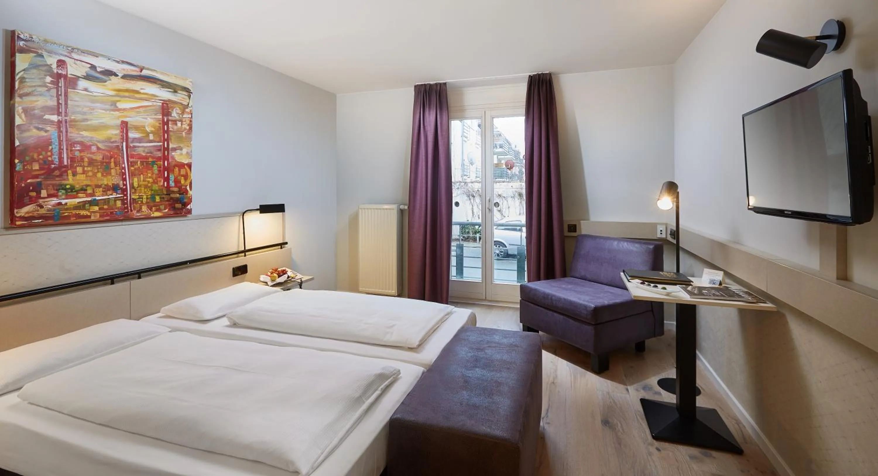 Bedroom, Bed in Schloss Reinach