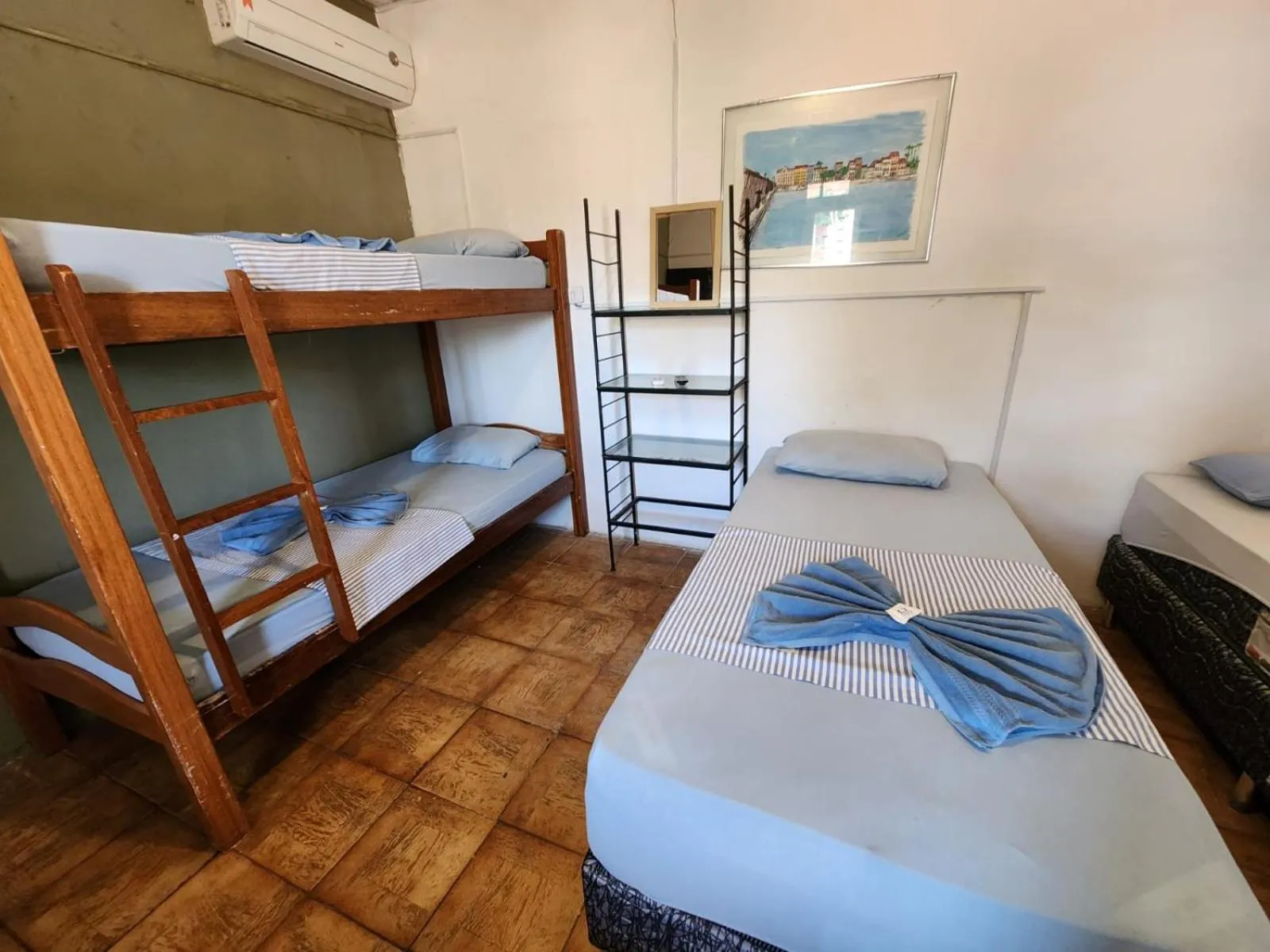 Bed in Casa do Meio Pousada