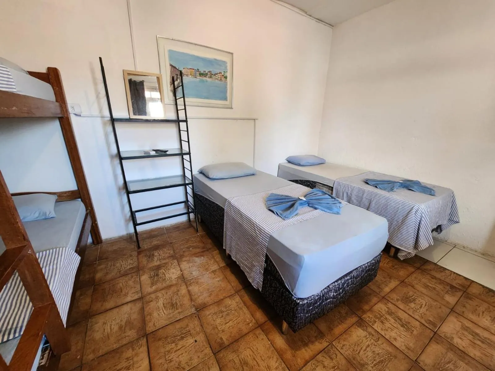 Bed in Casa do Meio Pousada