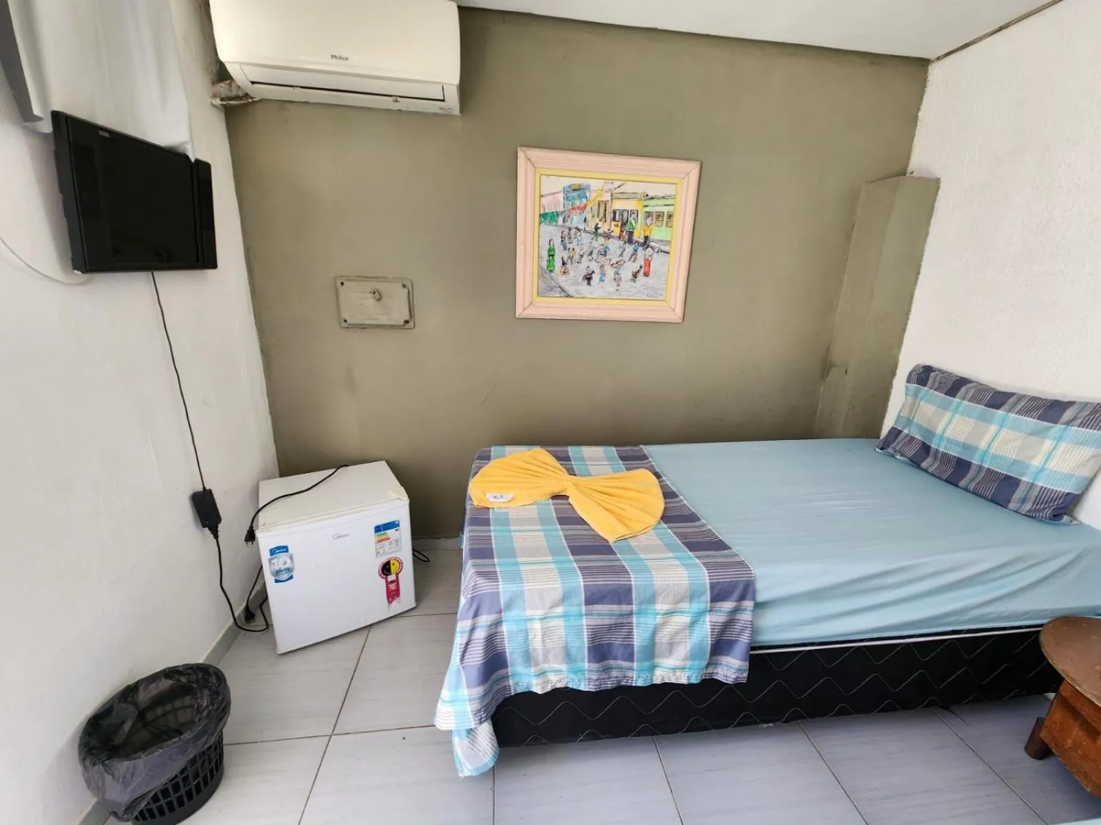 Bed in Casa do Meio Pousada