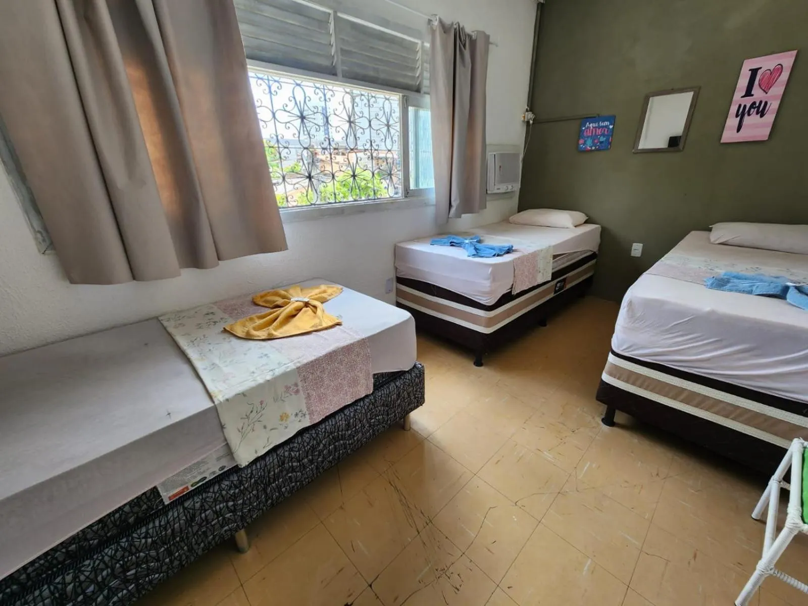 Bed in Casa do Meio Pousada