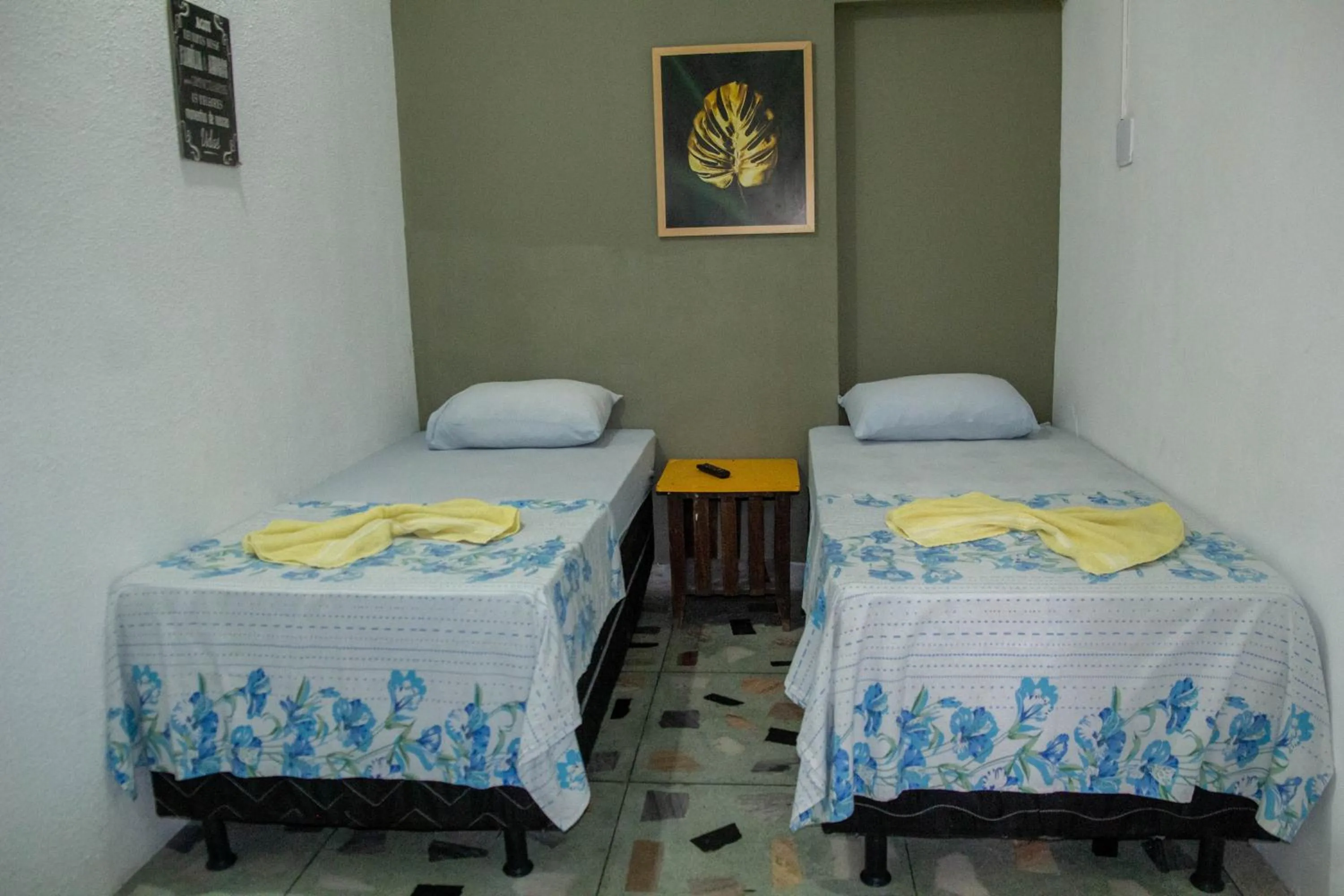 Bed in Casa do Meio Pousada