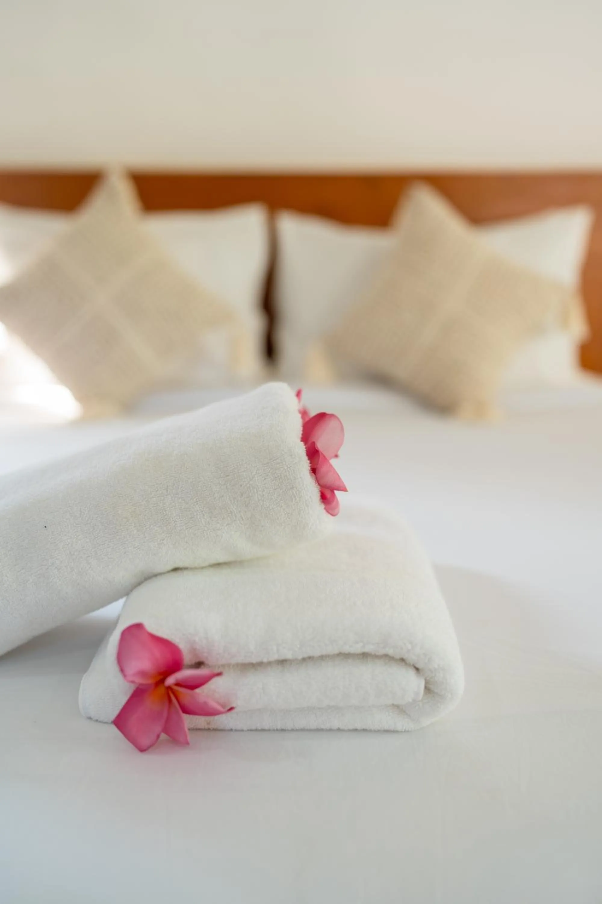 Bed in Nusa Indah Onai Hotel