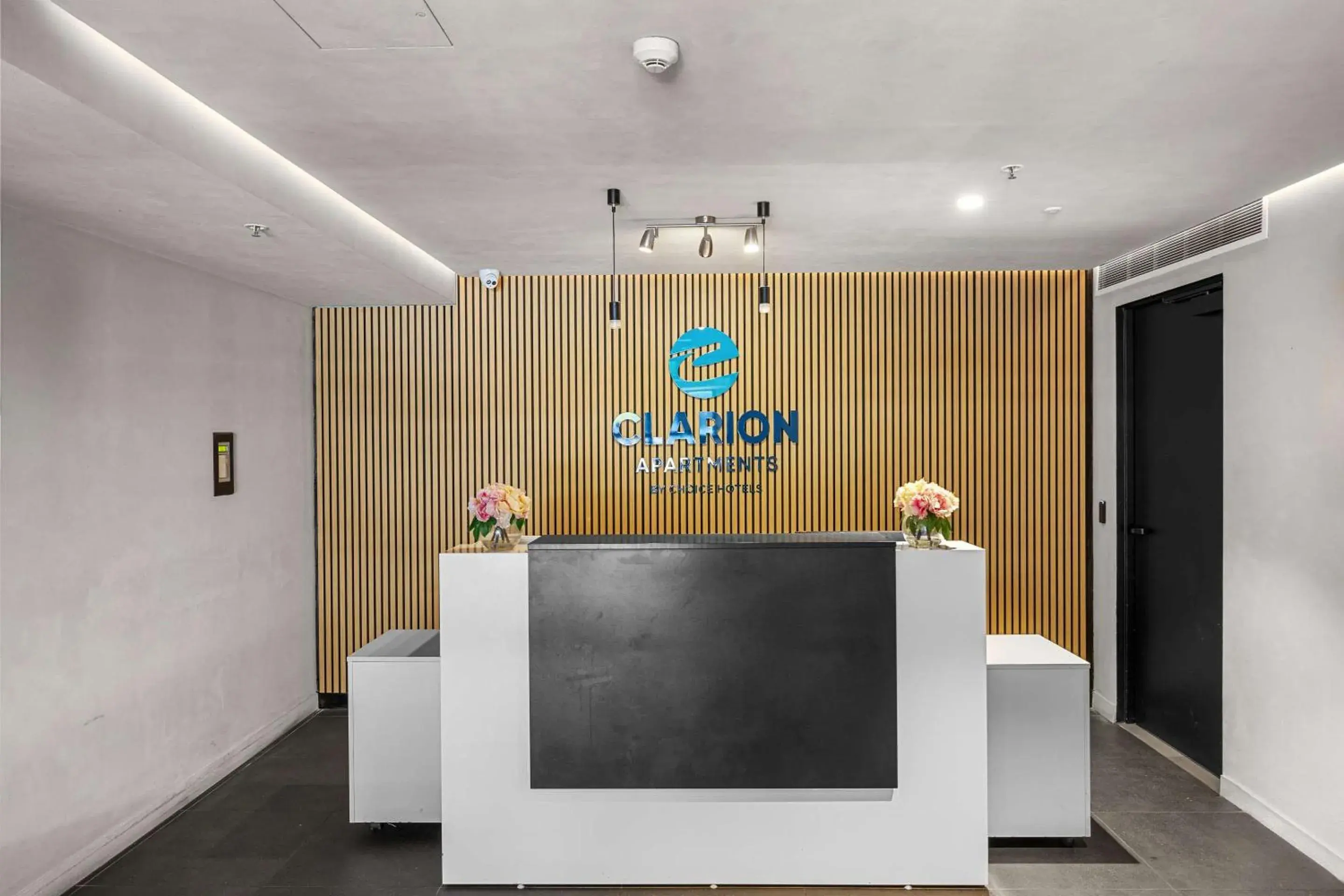 Lobby or reception in Clarion Apartments South Melbourne Lobby or reception in Clarion Apartments South Melbourne