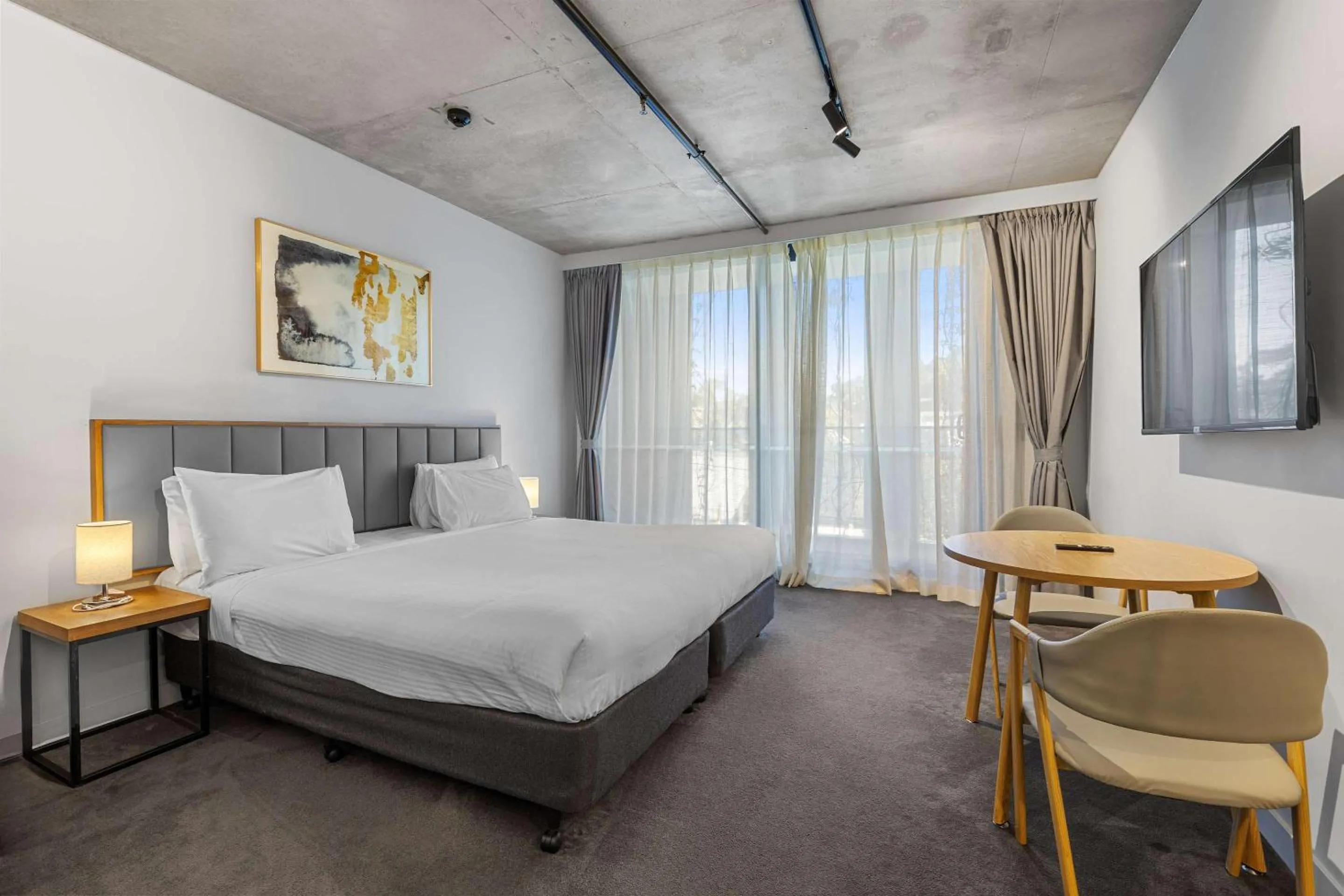 Bedroom, Bed in Clarion Apartments South Melbourne