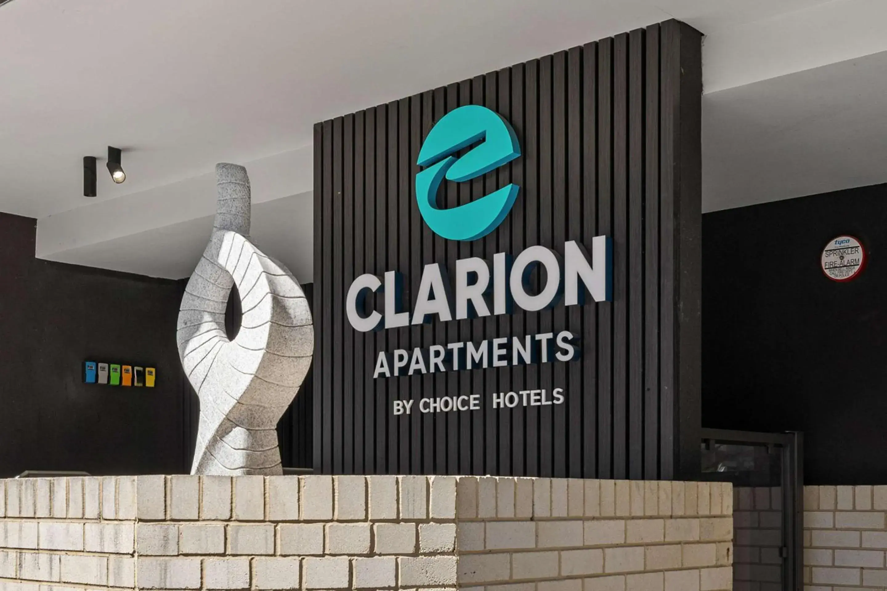 Property building in Clarion Apartments South Melbourne Property building in Clarion Apartments South Melbourne