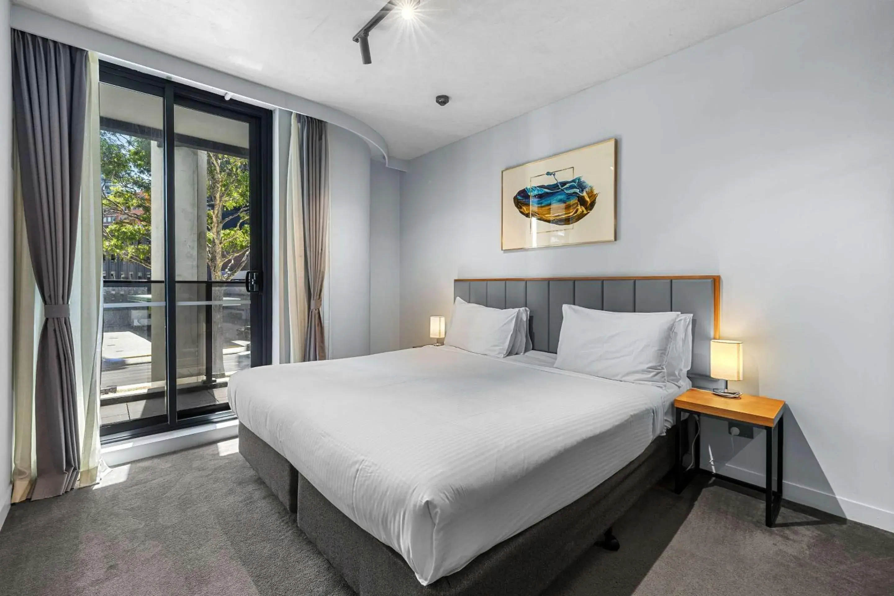 Bedroom, Bed in Clarion Apartments South Melbourne Bedroom, Bed in Clarion Apartments South Melbourne