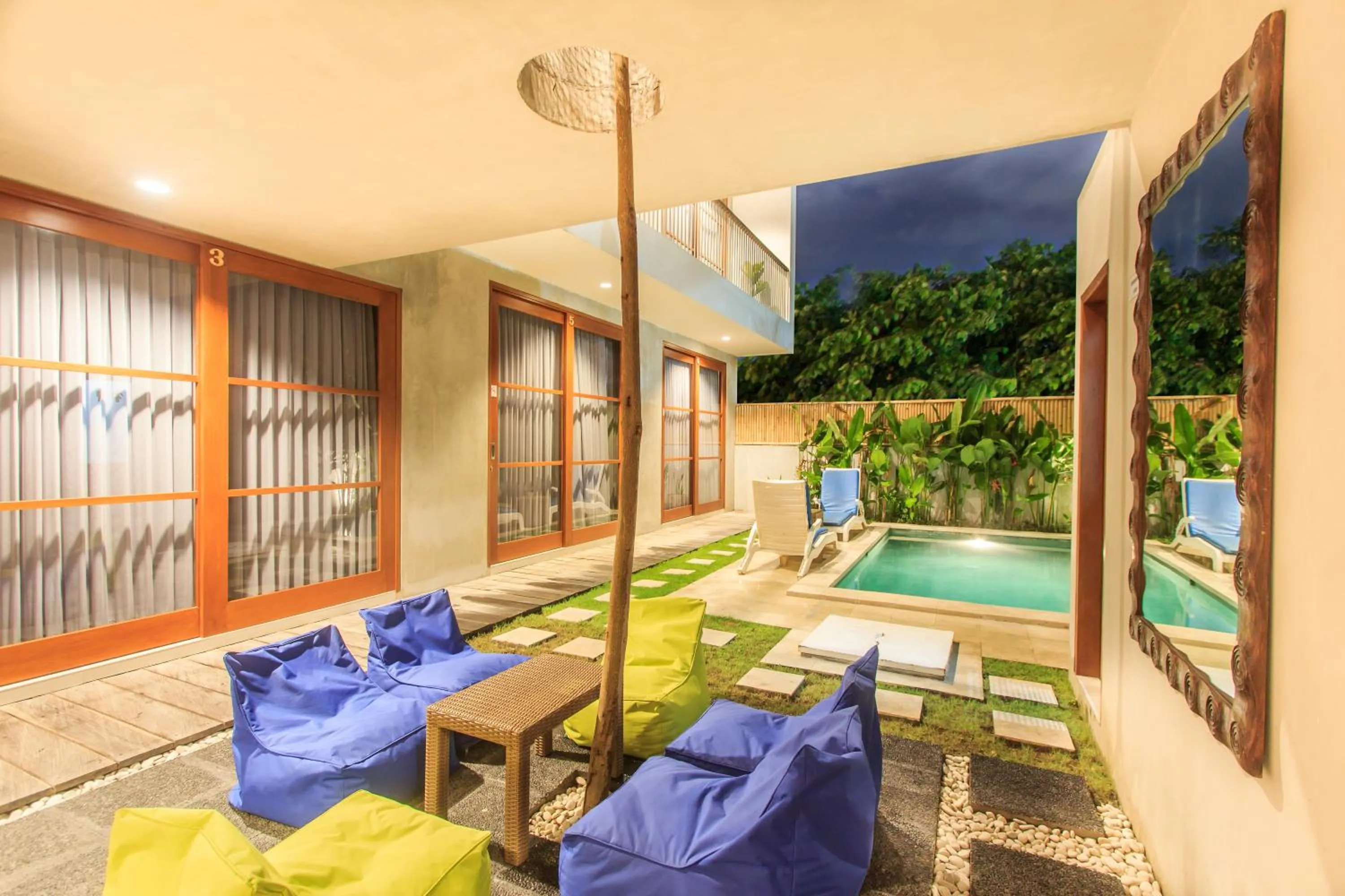 Pool view in The jero 18 kuta guest house