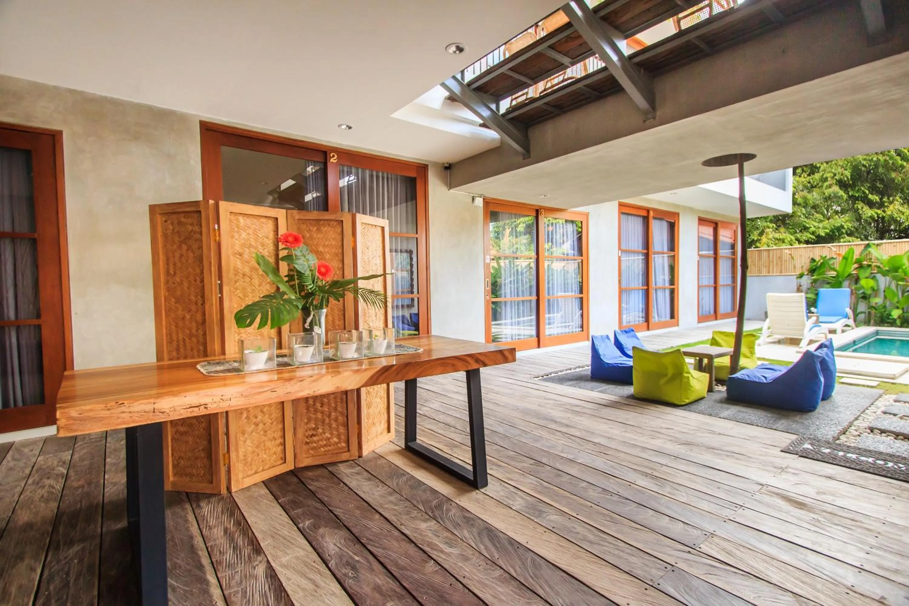 Lobby or reception in The jero 18 kuta guest house