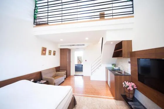 Bed in Palm Island B&B