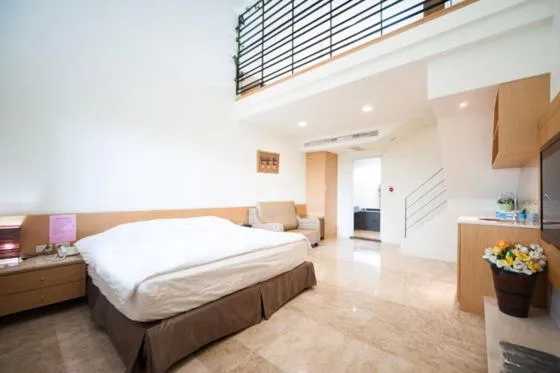 Bed in Palm Island B&B