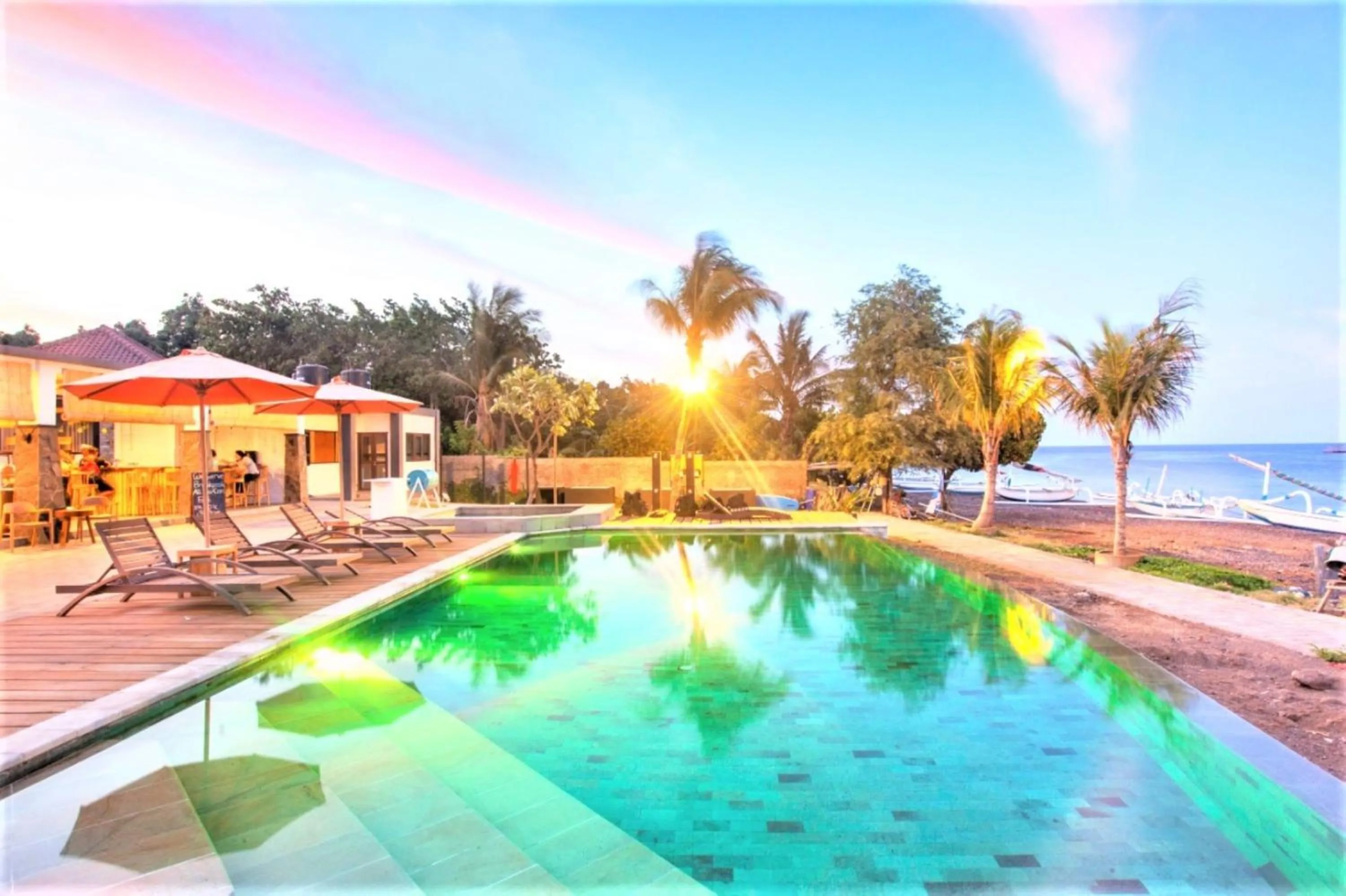 Beach in Hi Blue Bali Melasti Dive Resort