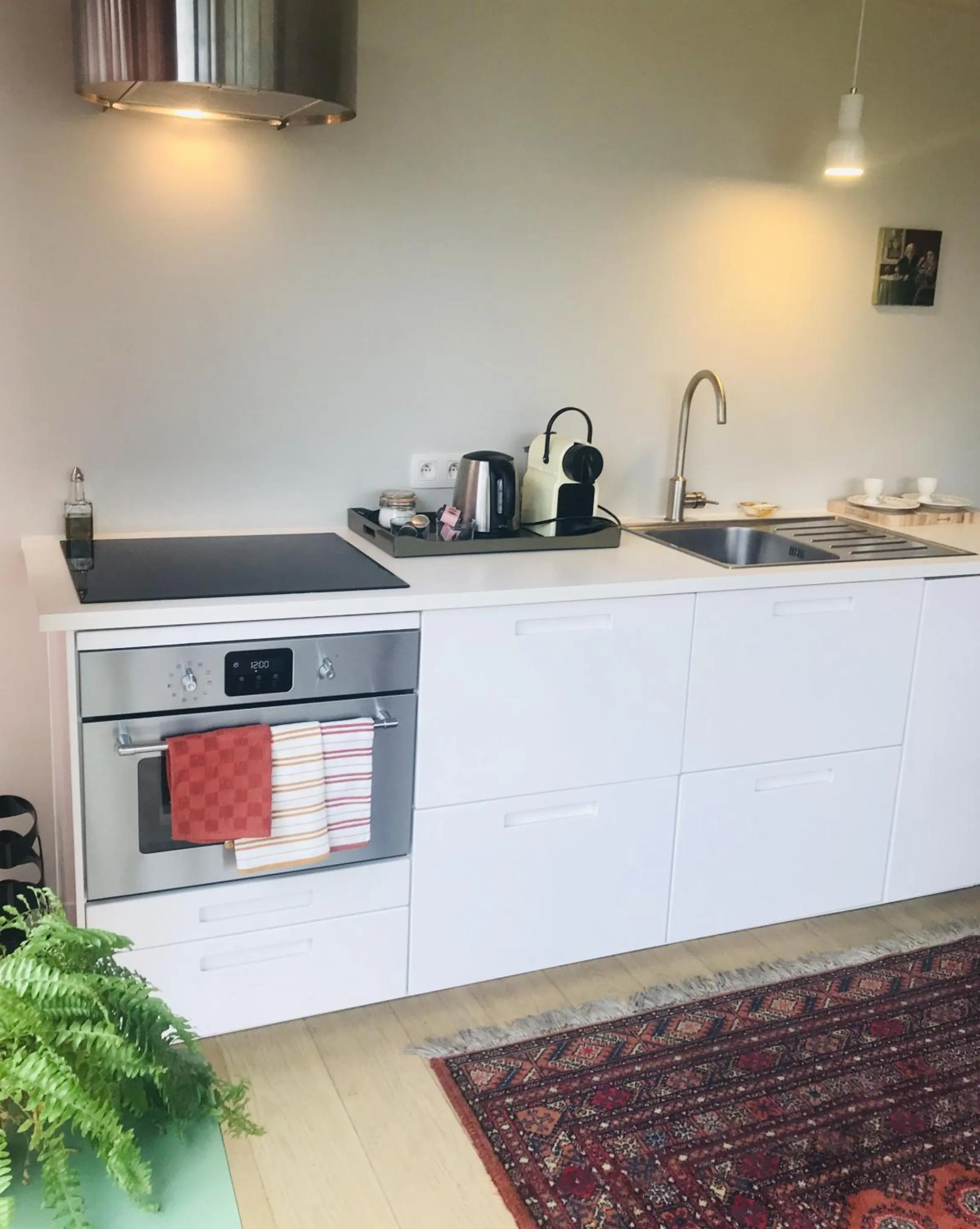 Kitchen or kitchenette in Panacée Guesthouses