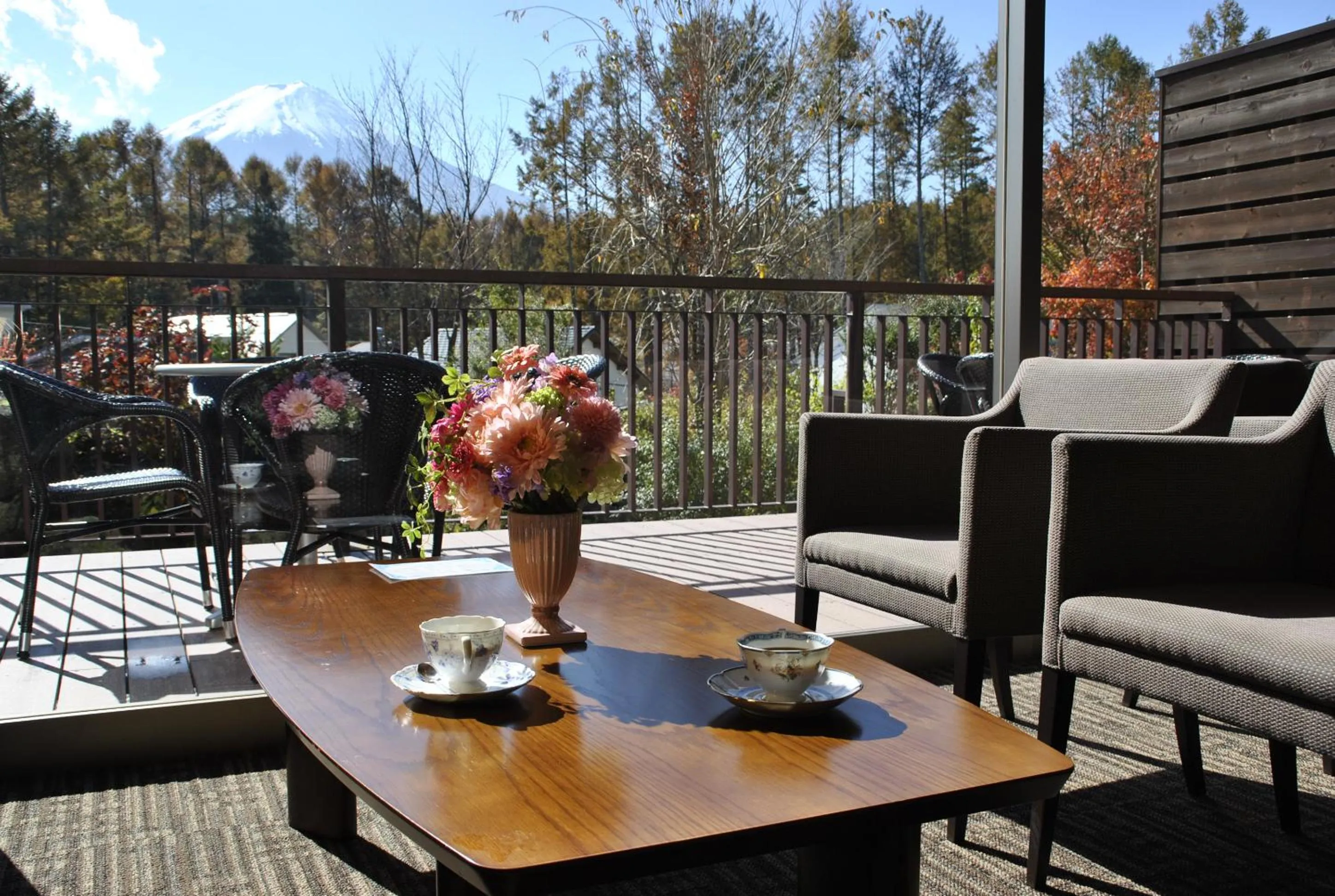 Patio in The Gran Resort Princess Fujikawaguchiko