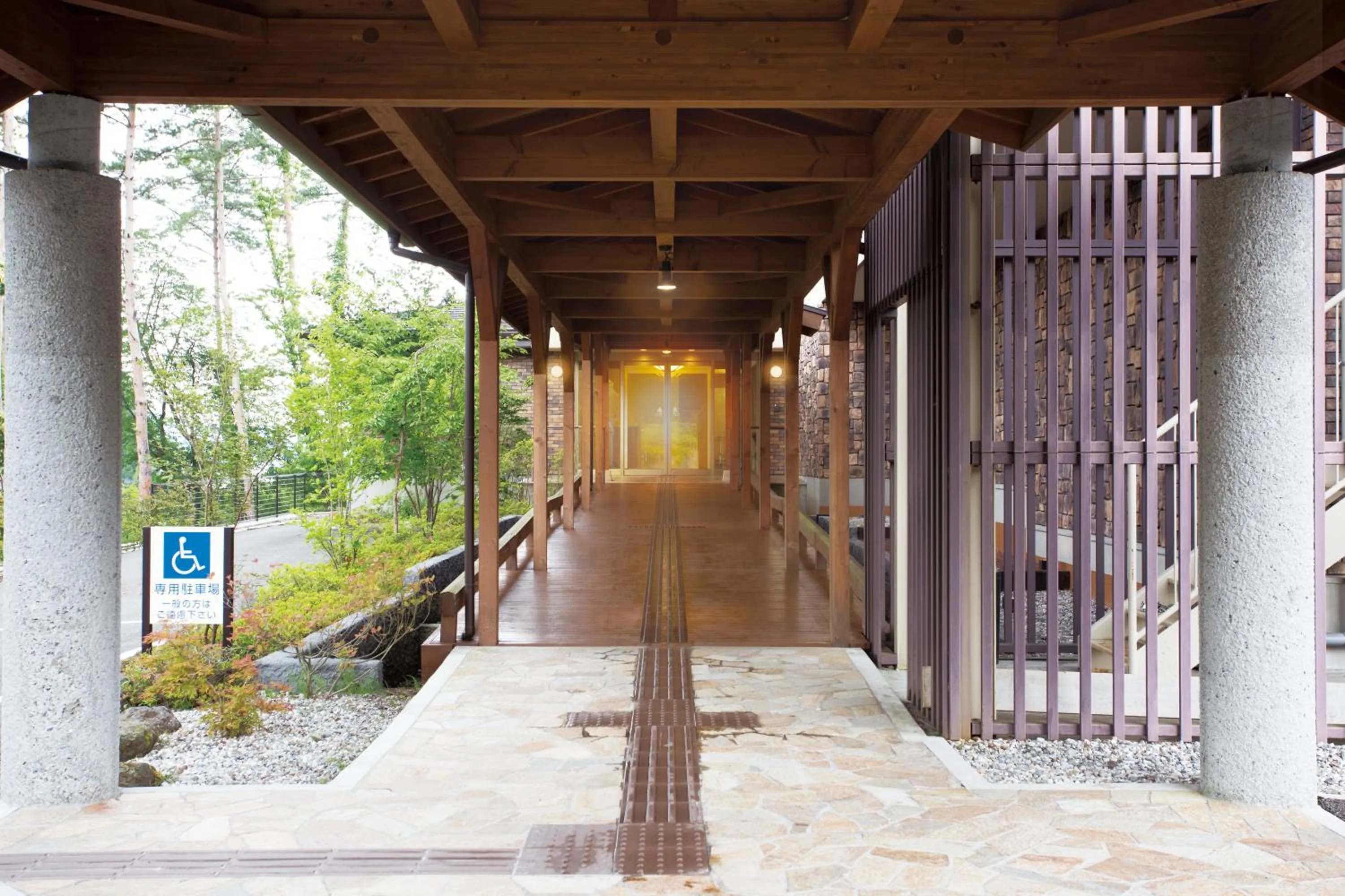Facade/entrance in The Gran Resort Princess Fujikawaguchiko