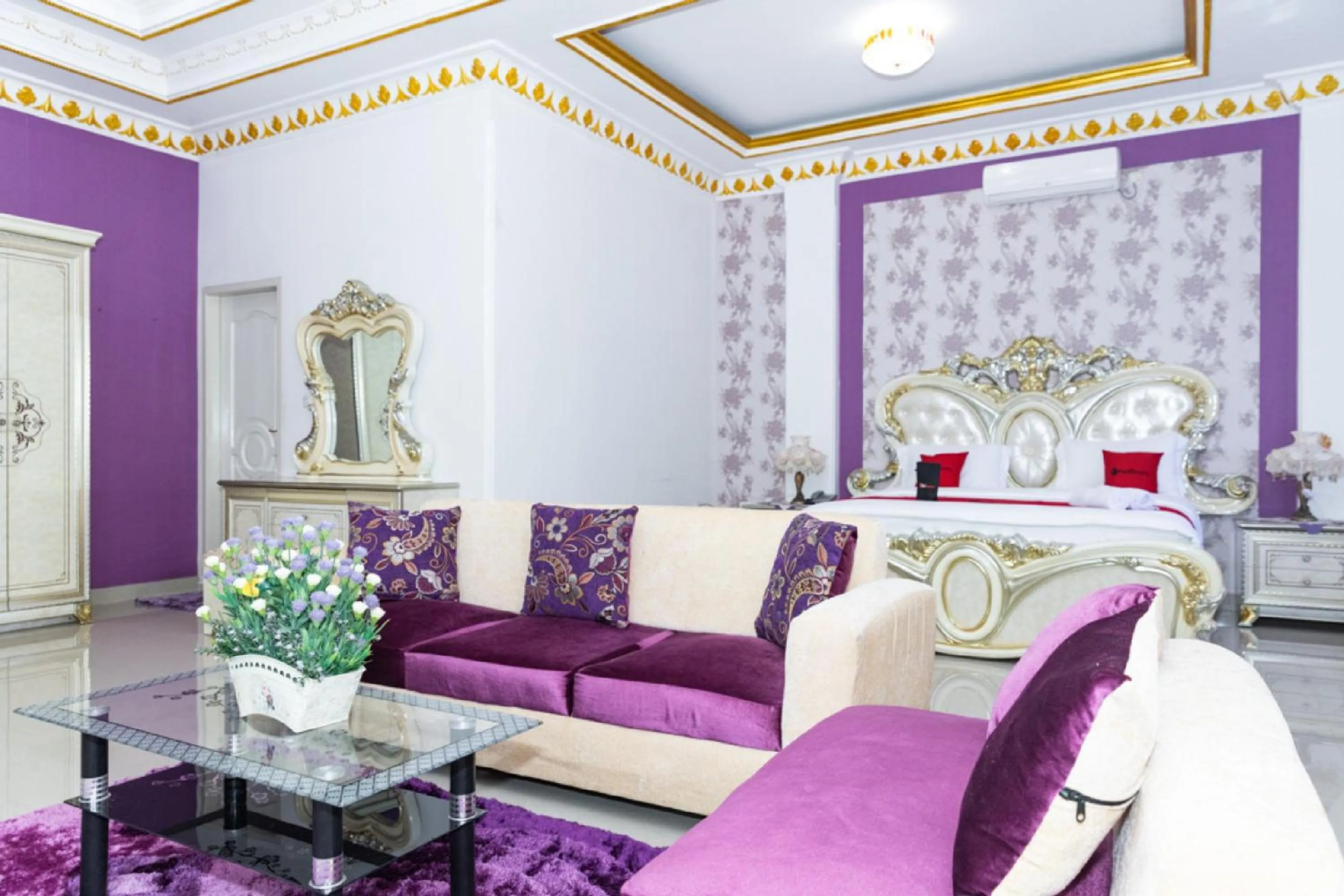 Living room in RedDoorz Premium @ Sea Residence Manado