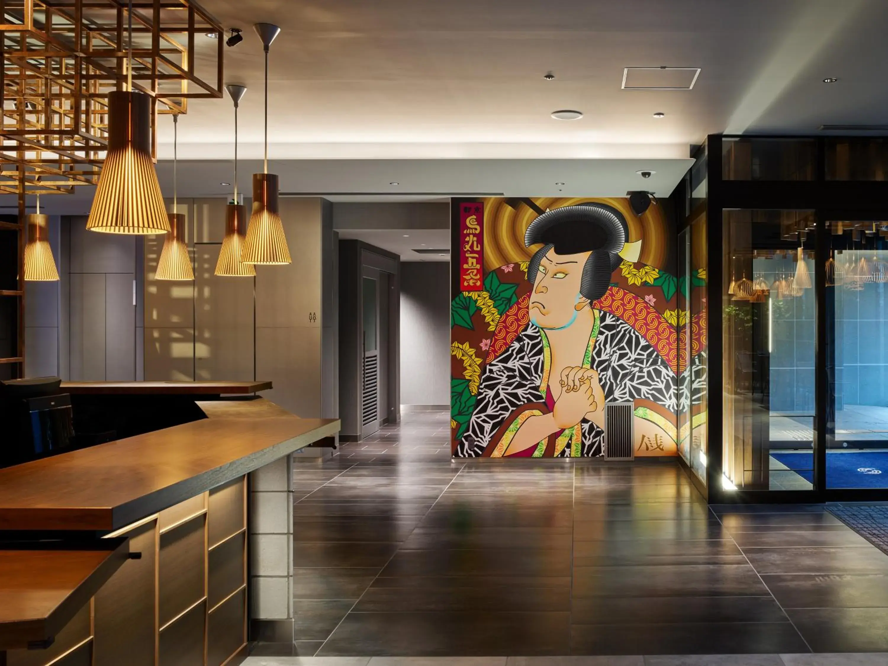 Lobby or reception in sequence KYOTO GOJO Lobby or reception in sequence KYOTO GOJO