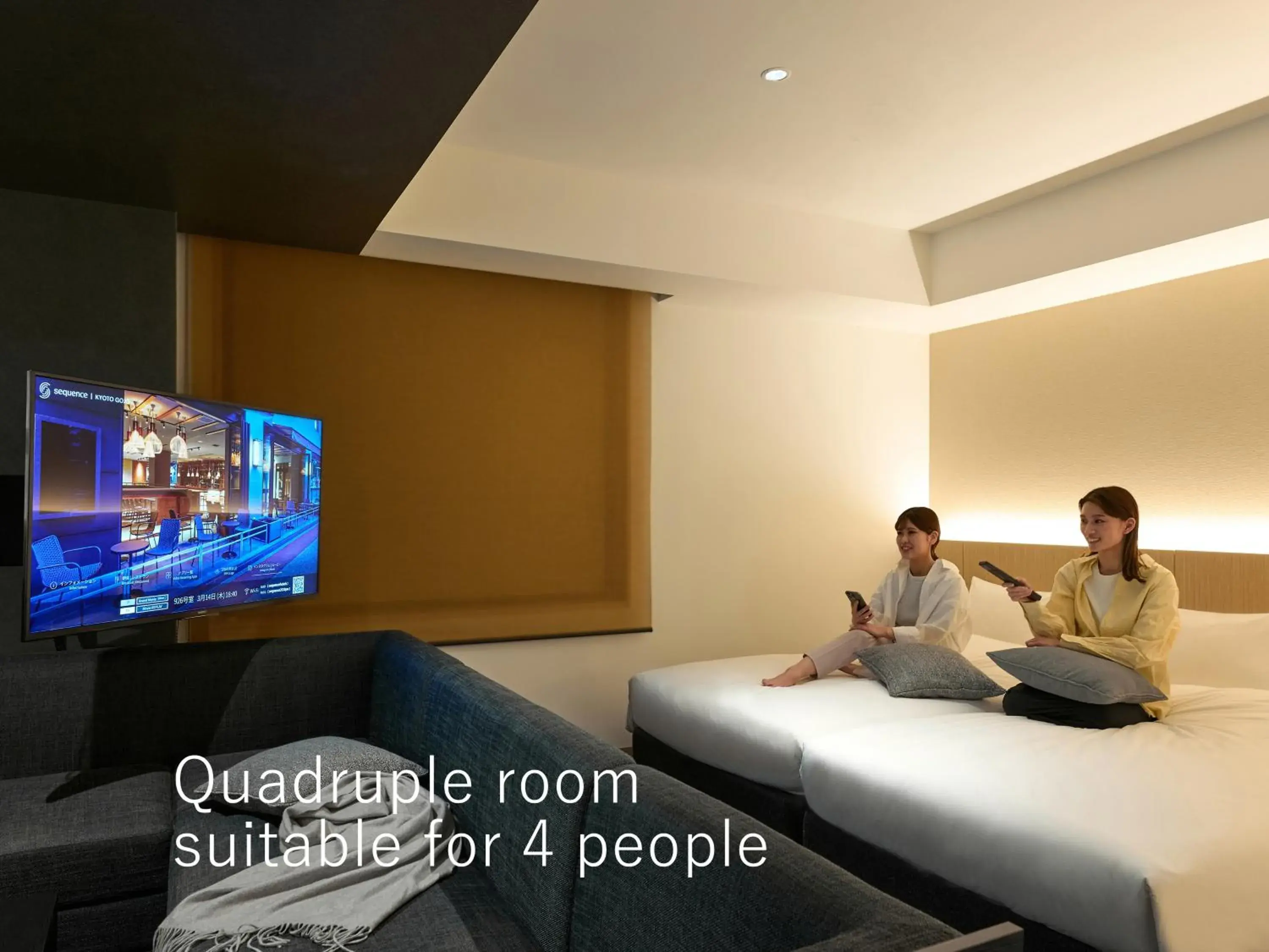 Photo of the whole room, Bed in sequence KYOTO GOJO Photo of the whole room, Bed in sequence KYOTO GOJO