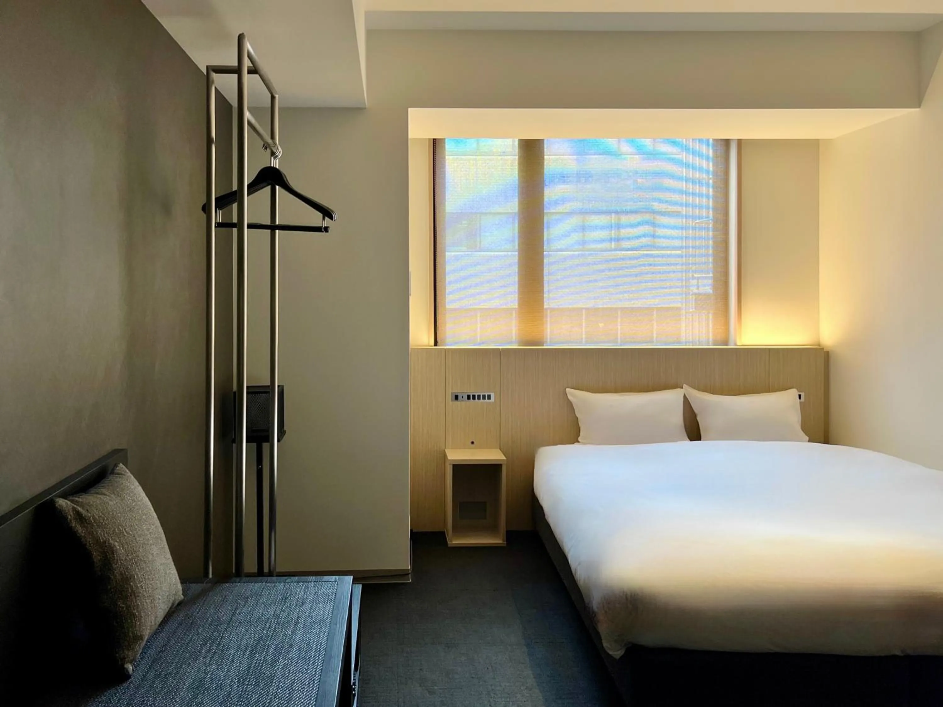 Photo of the whole room, Bed in sequence KYOTO GOJO