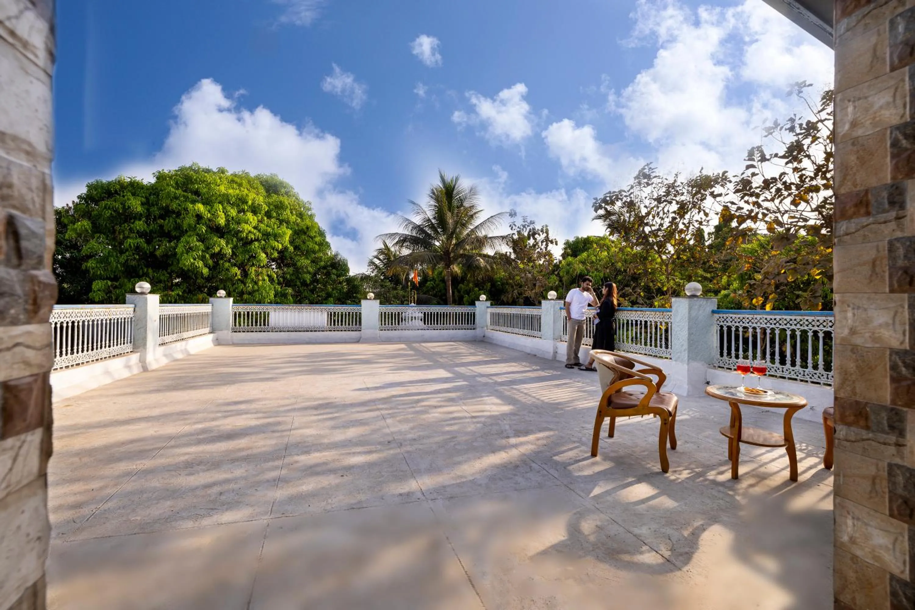 Balcony/Terrace in Geeta Bhawan Villa