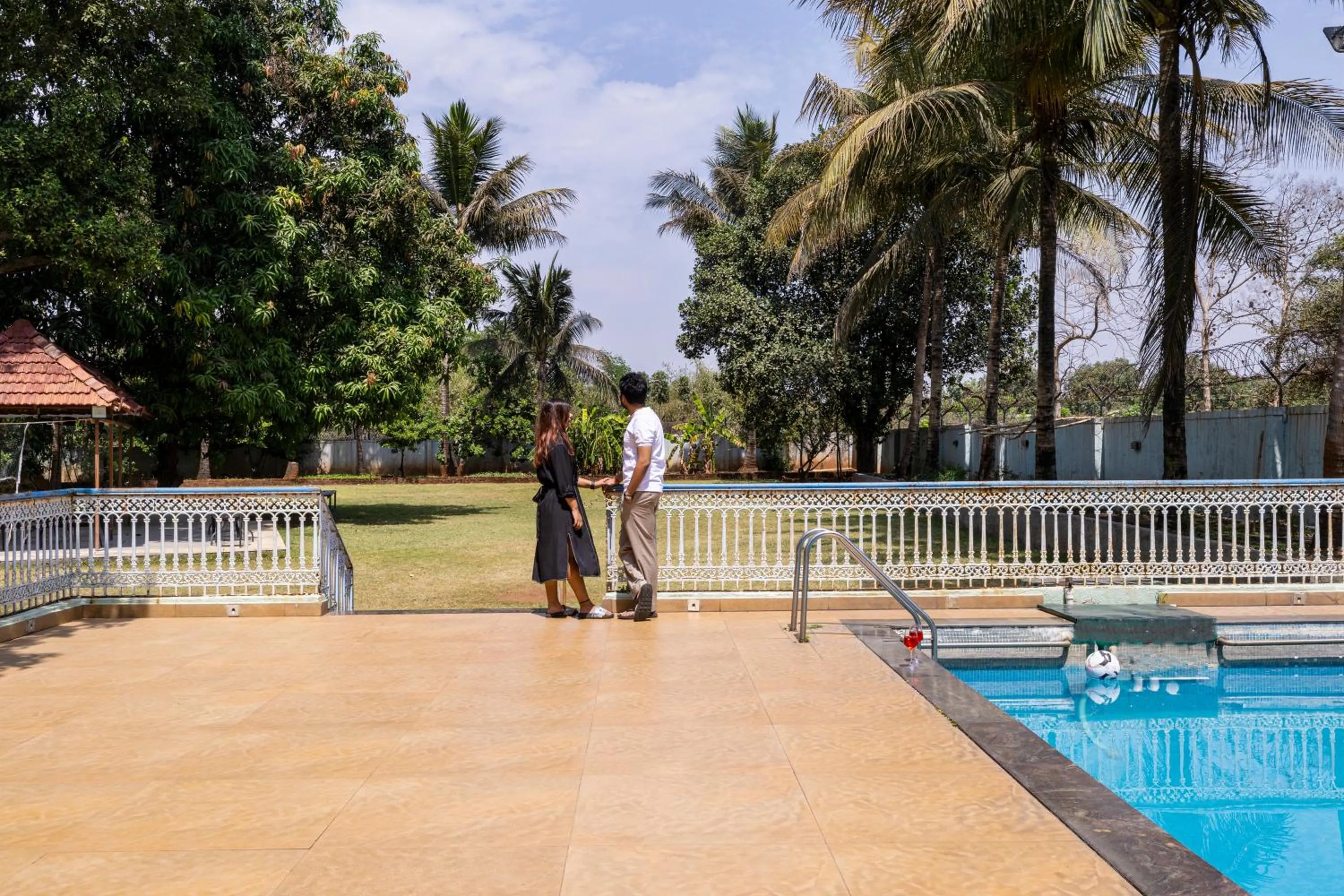 Garden view in Geeta Bhawan Villa
