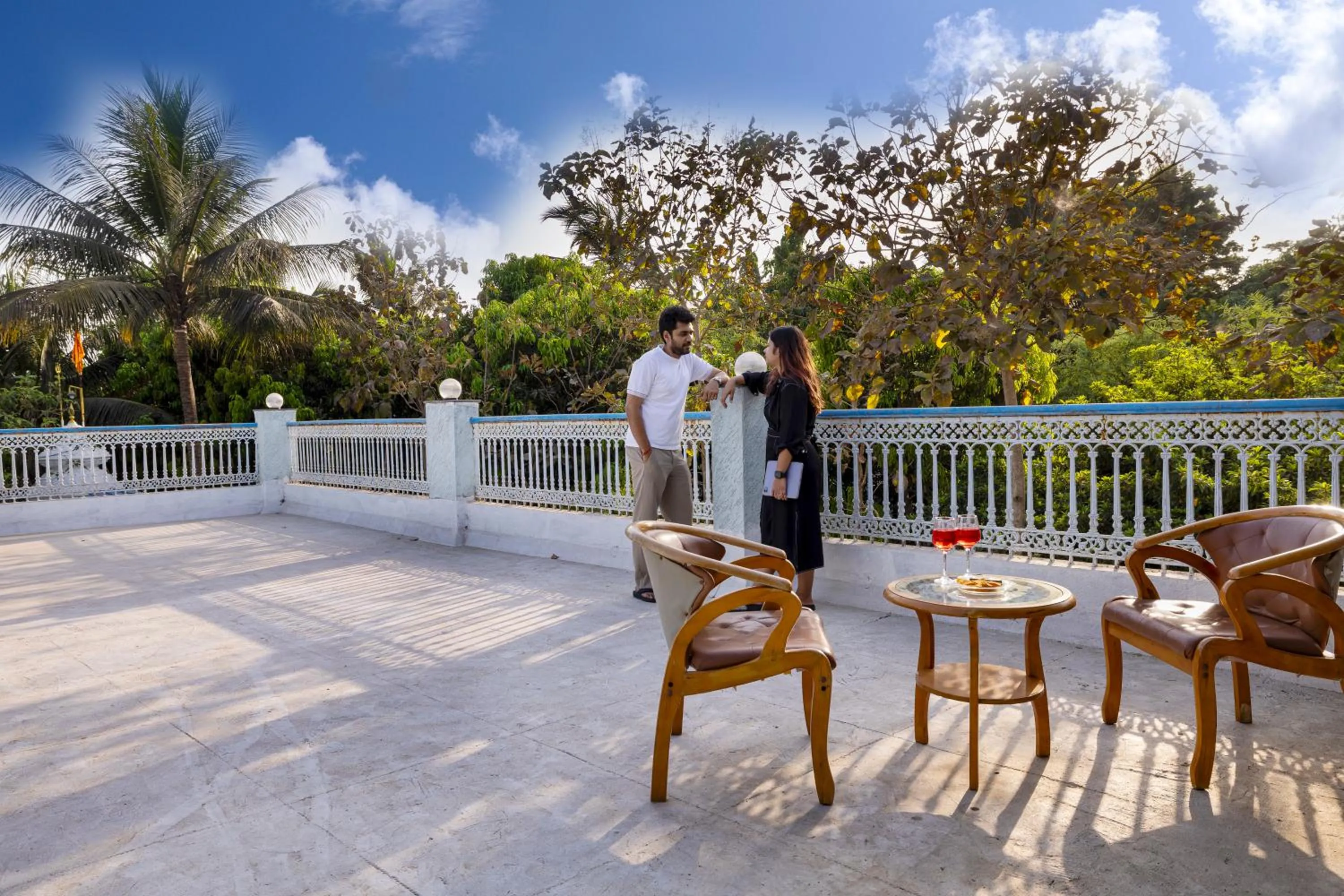 Balcony/Terrace in Geeta Bhawan Villa