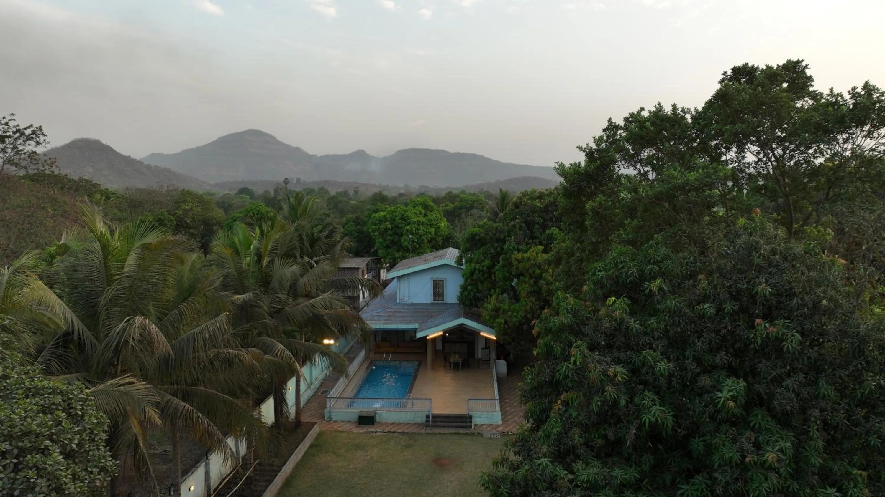 Bird's eye view in Geeta Bhawan Villa