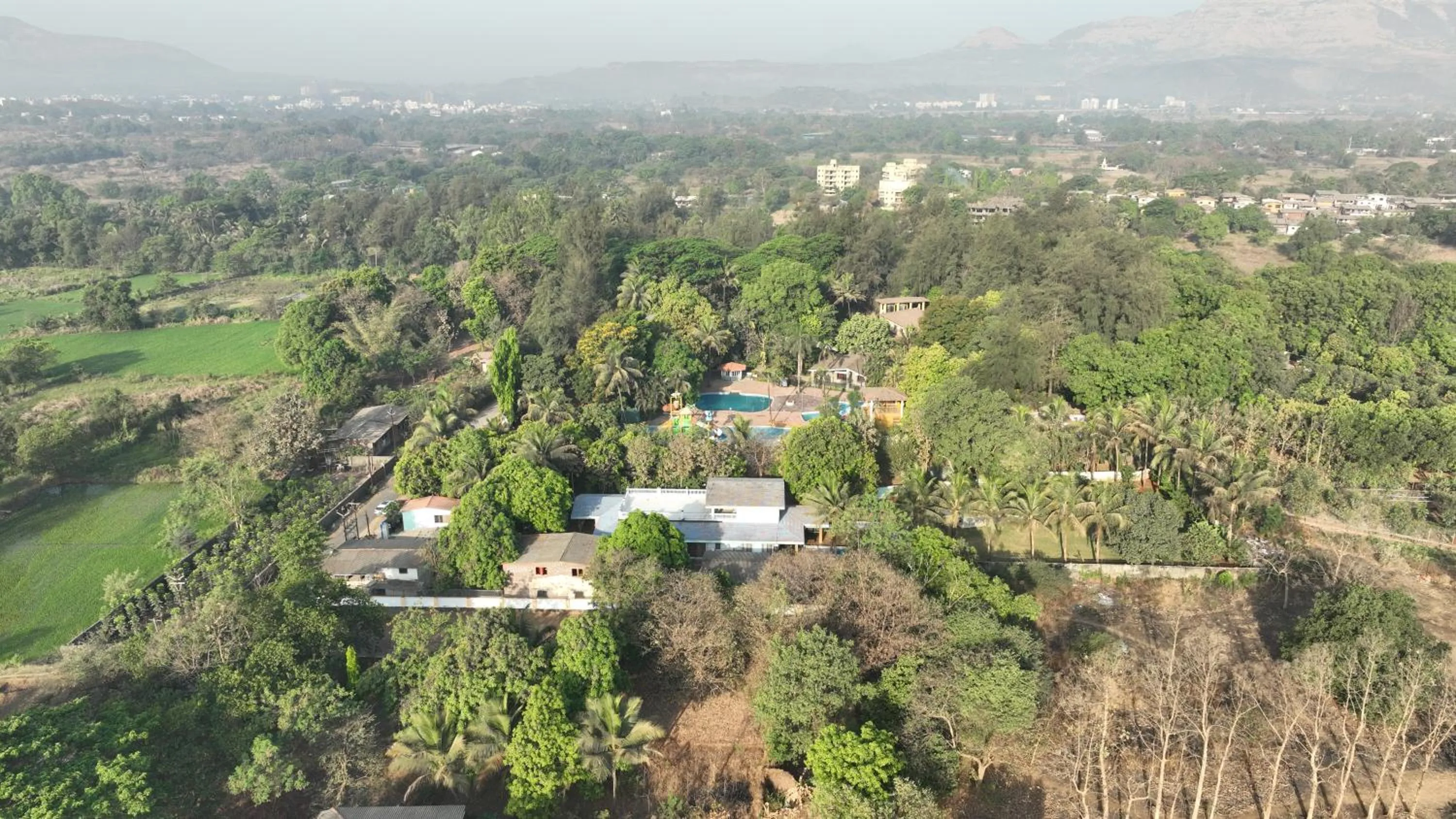 Bird's eye view in Geeta Bhawan Villa