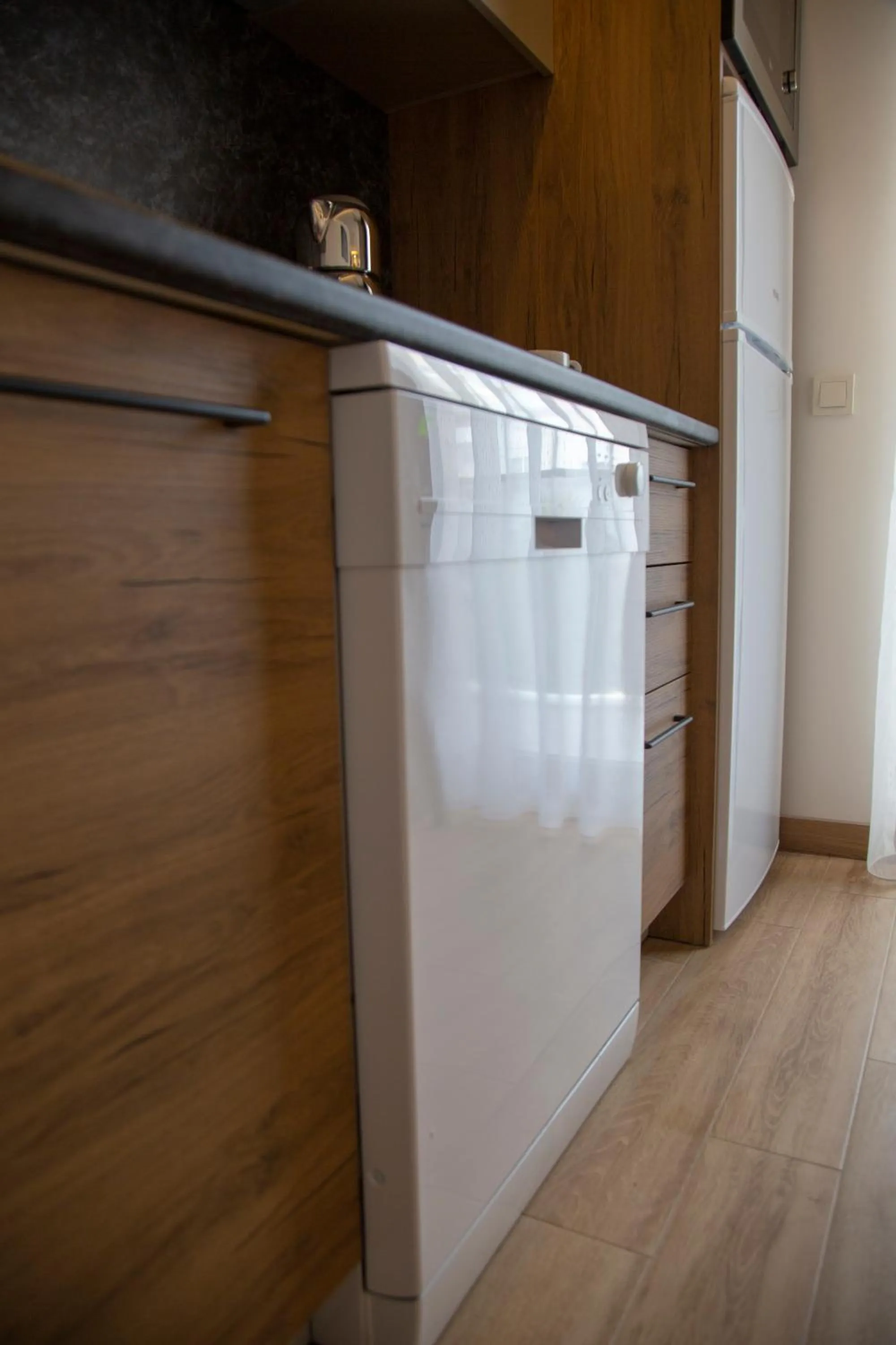 Kitchen or kitchenette in Golden World Suite Hotel